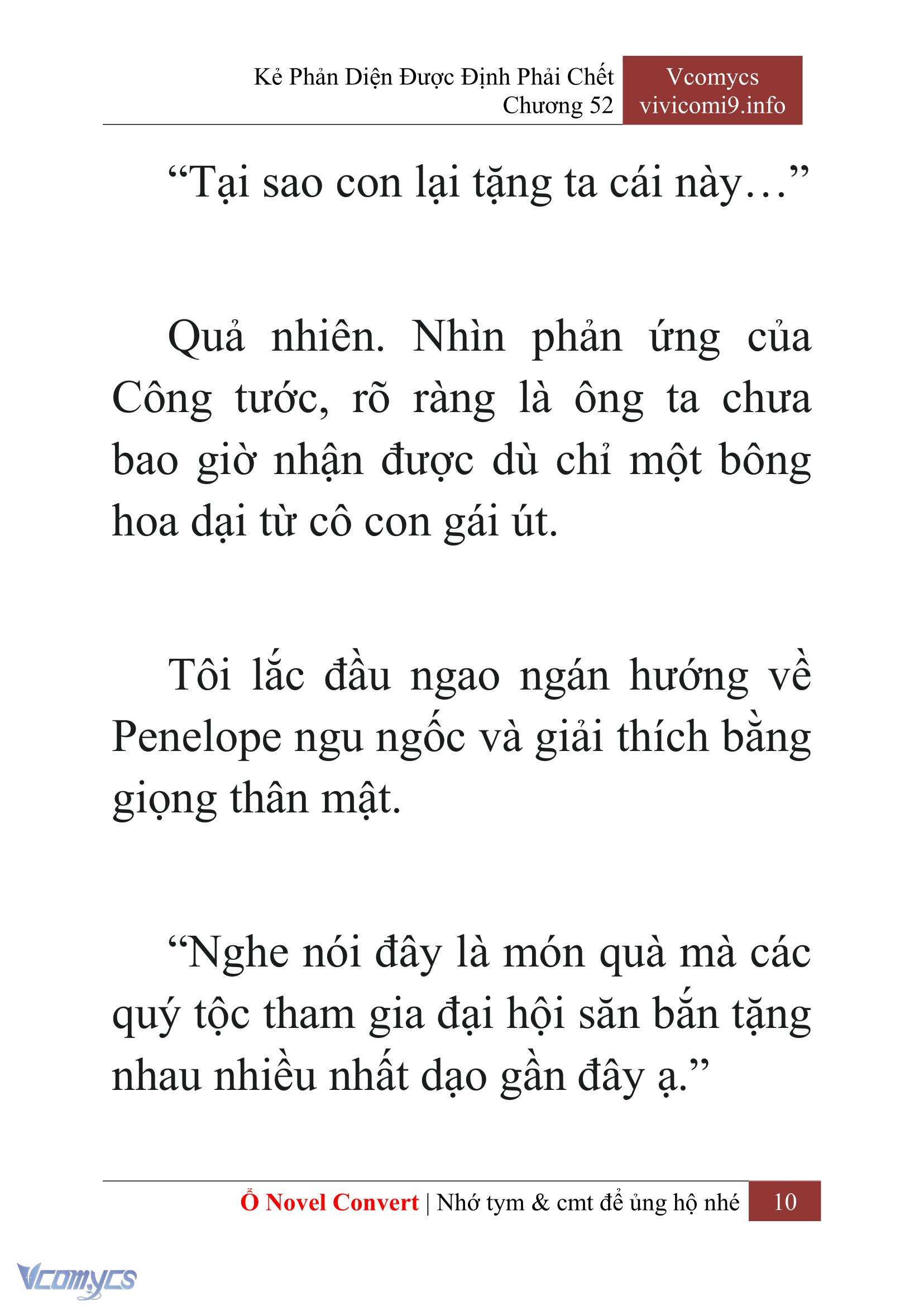 [Novel] Kẻ Phản Diện Được Định Phải Chết Chap 52 - Trang 2