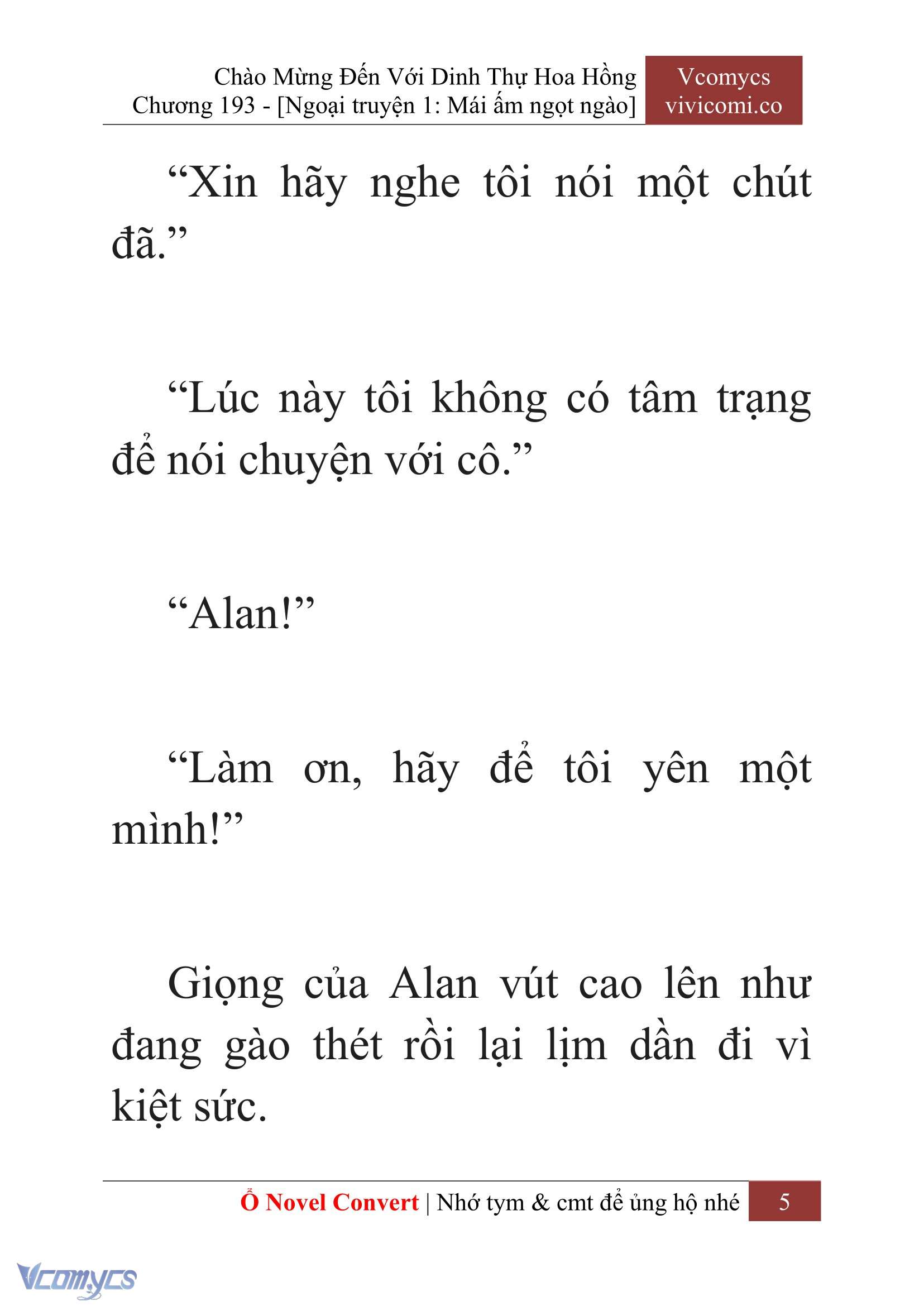 [Novel] Chào Mừng Đến Với Dinh Thự Hoa Hồng Chap 193 - Trang 2
