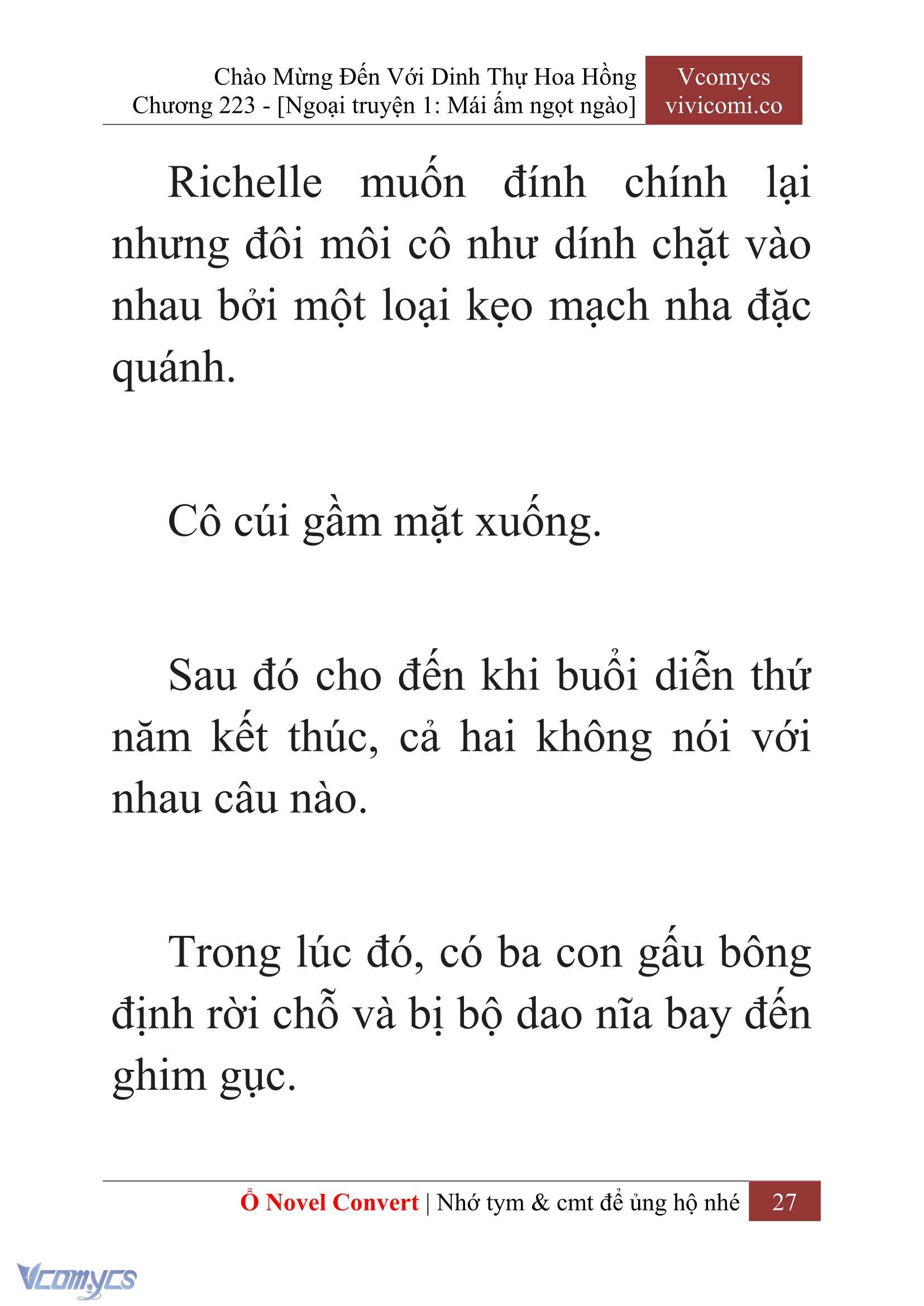 [Novel] Chào Mừng Đến Với Dinh Thự Hoa Hồng Chap 223 - Trang 2