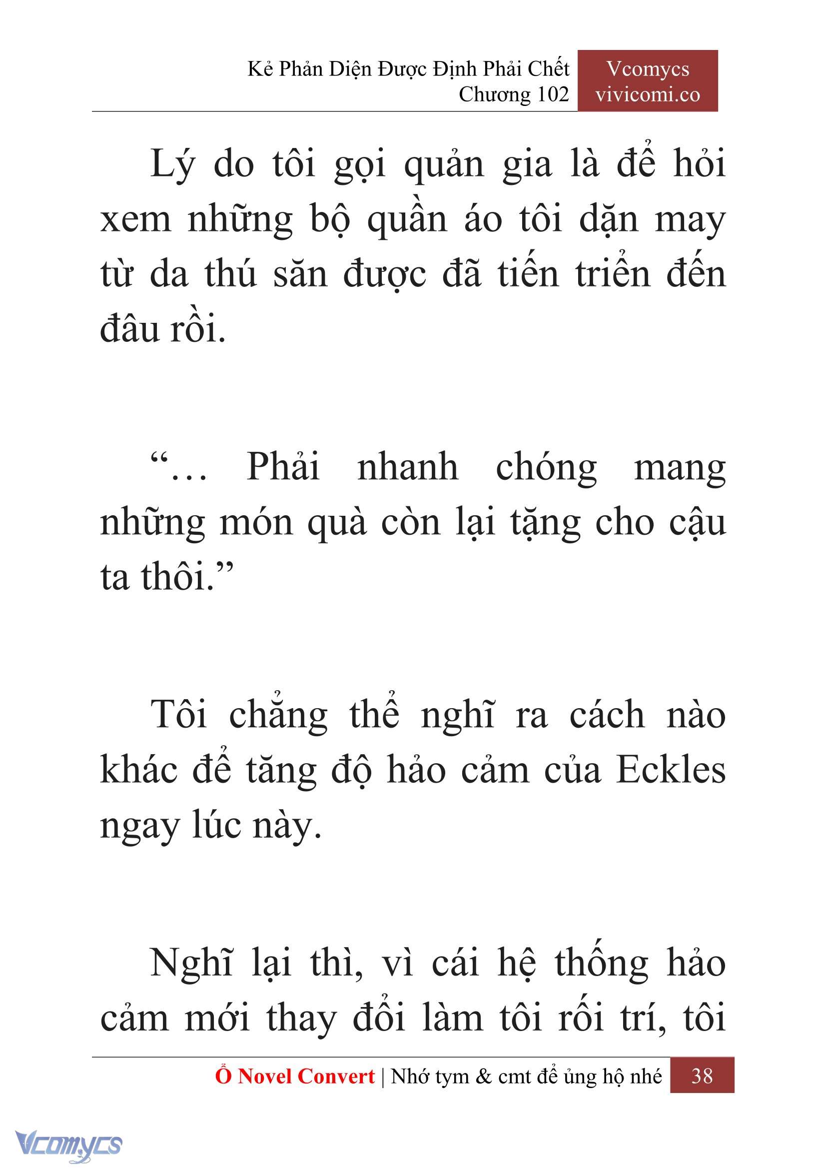 [Novel] Kẻ Phản Diện Được Định Phải Chết Chap 102 - Trang 2