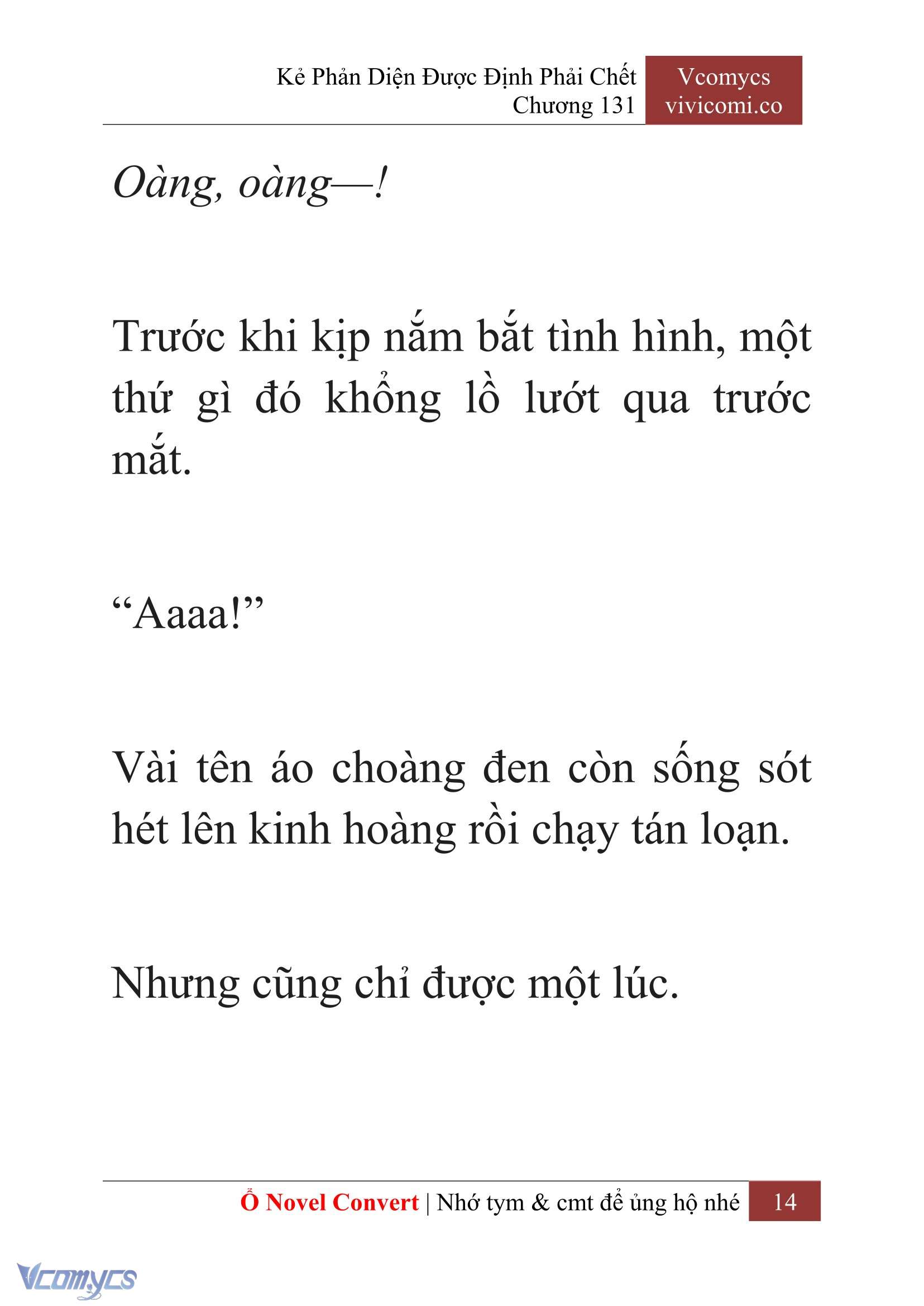 [Novel] Kẻ Phản Diện Được Định Phải Chết Chap 131 - Trang 2