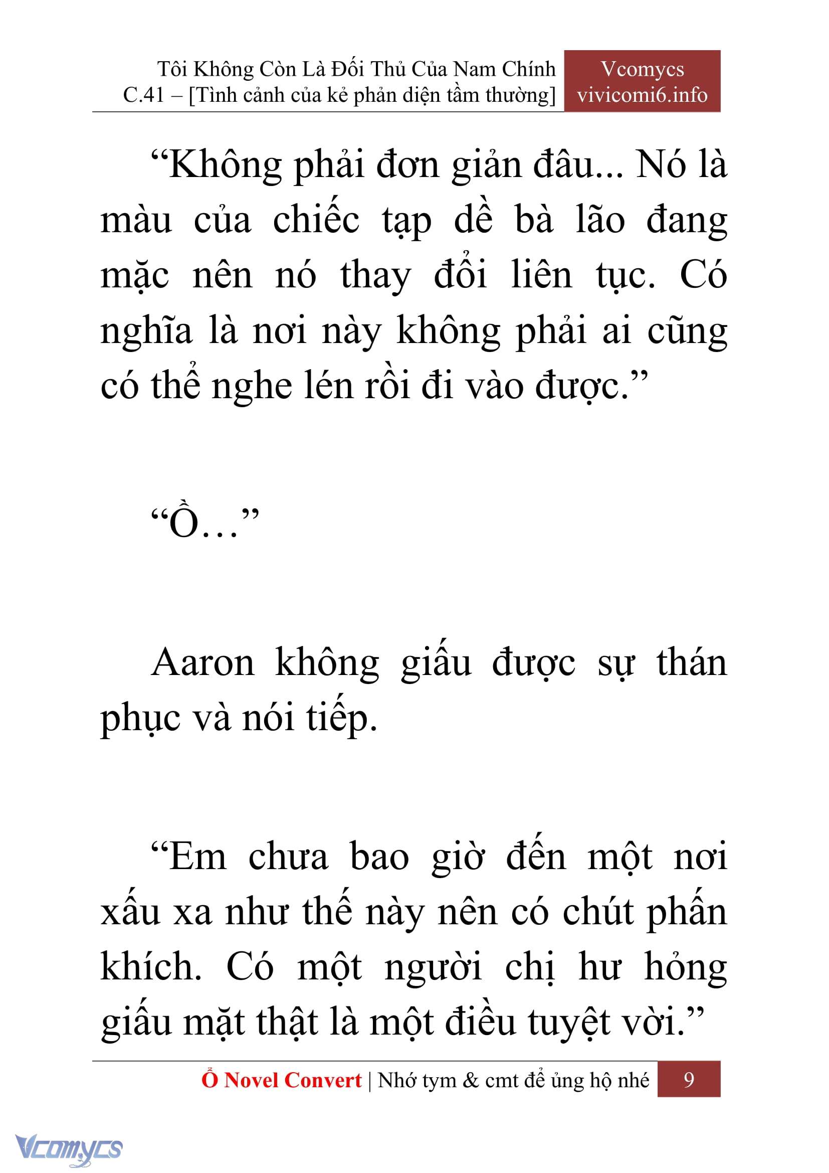 [Novel] Tôi Không Còn Là Đối Thủ Của Nam Chính Chap 41 - Trang 2