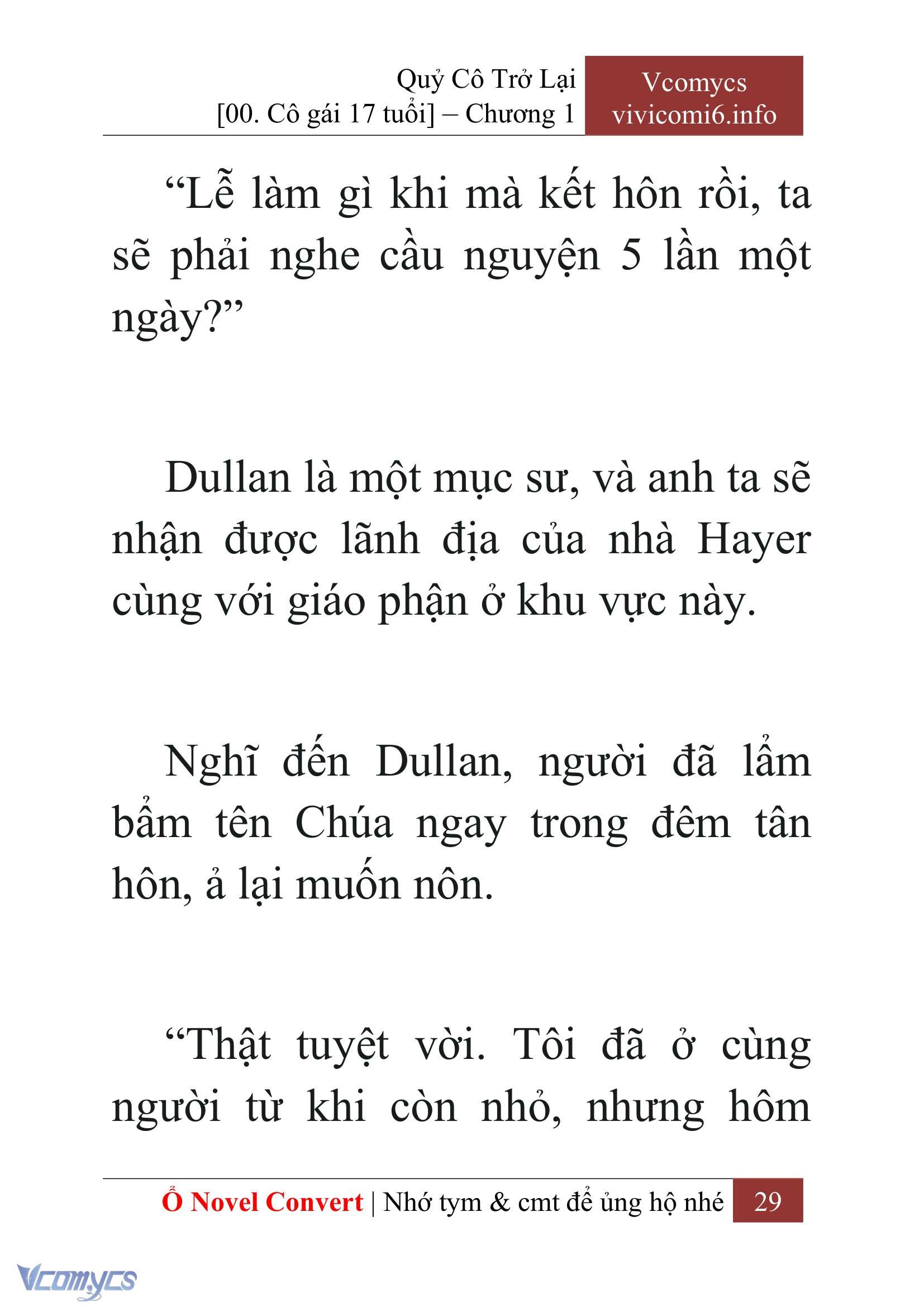 [Novel] Quý Cô Trở Lại Chap 1 - Trang 2