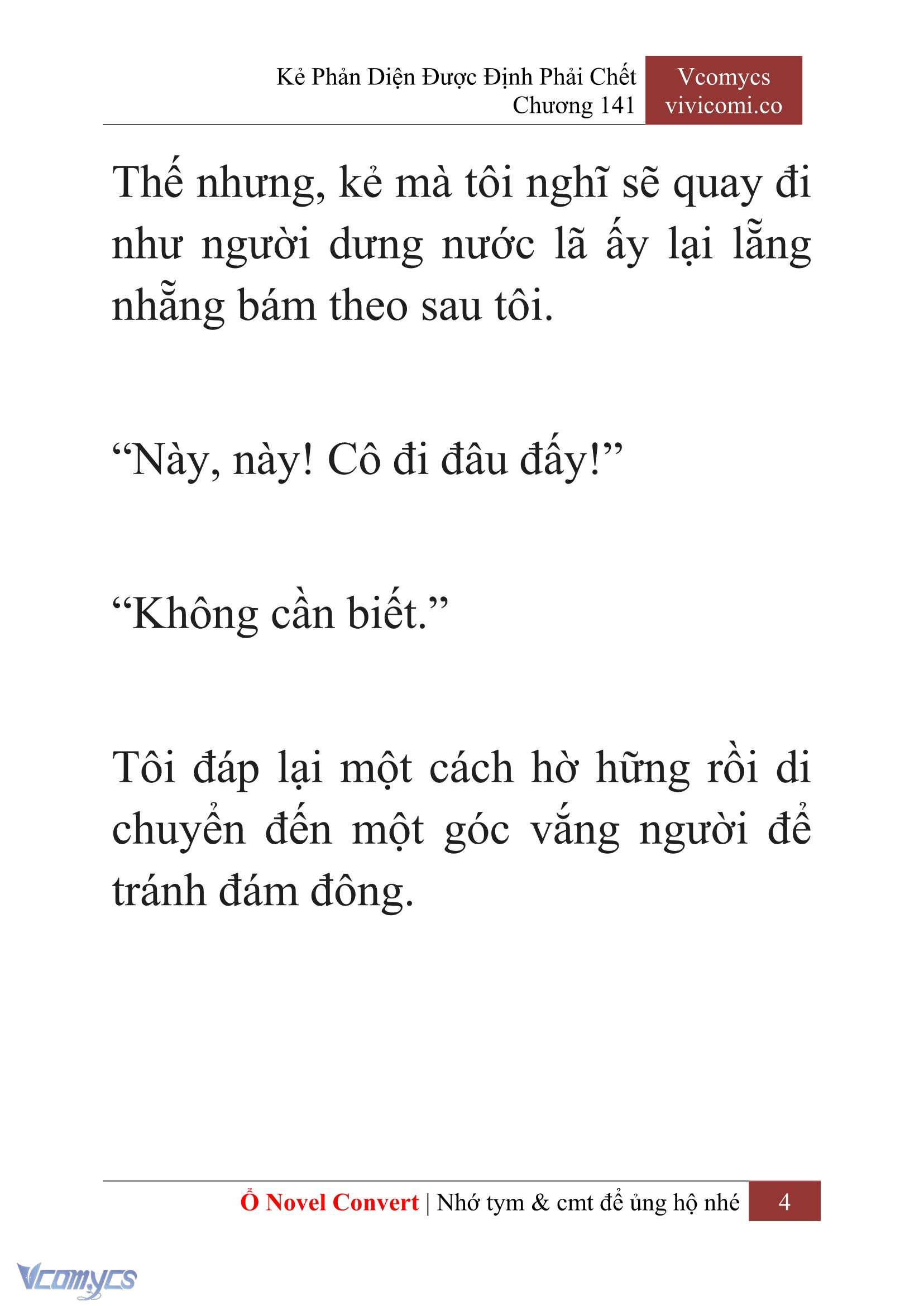 [Novel] Kẻ Phản Diện Được Định Phải Chết Chap 141 - Trang 2