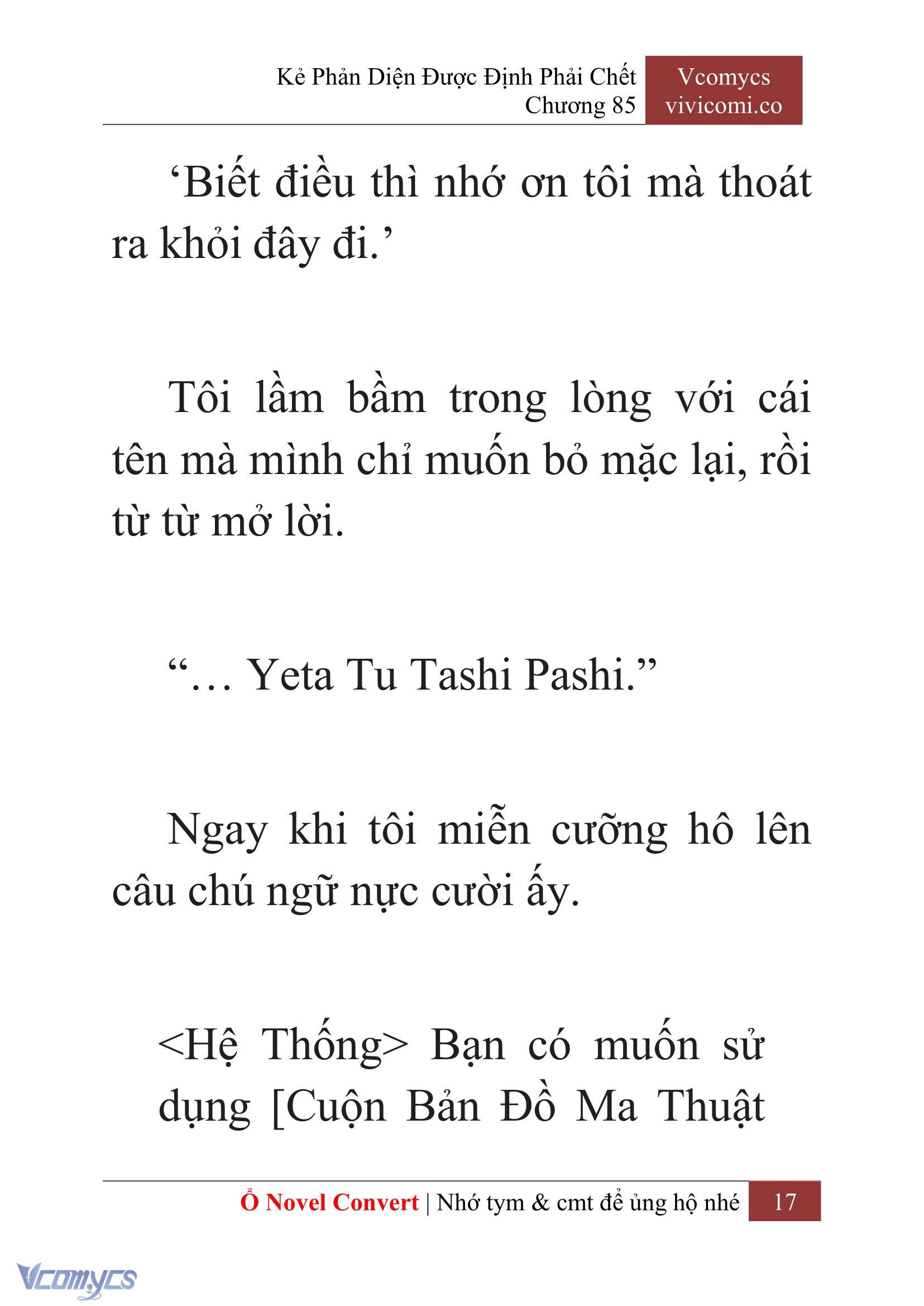 [Novel] Kẻ Phản Diện Được Định Phải Chết Chap 85 - Next Chap 86