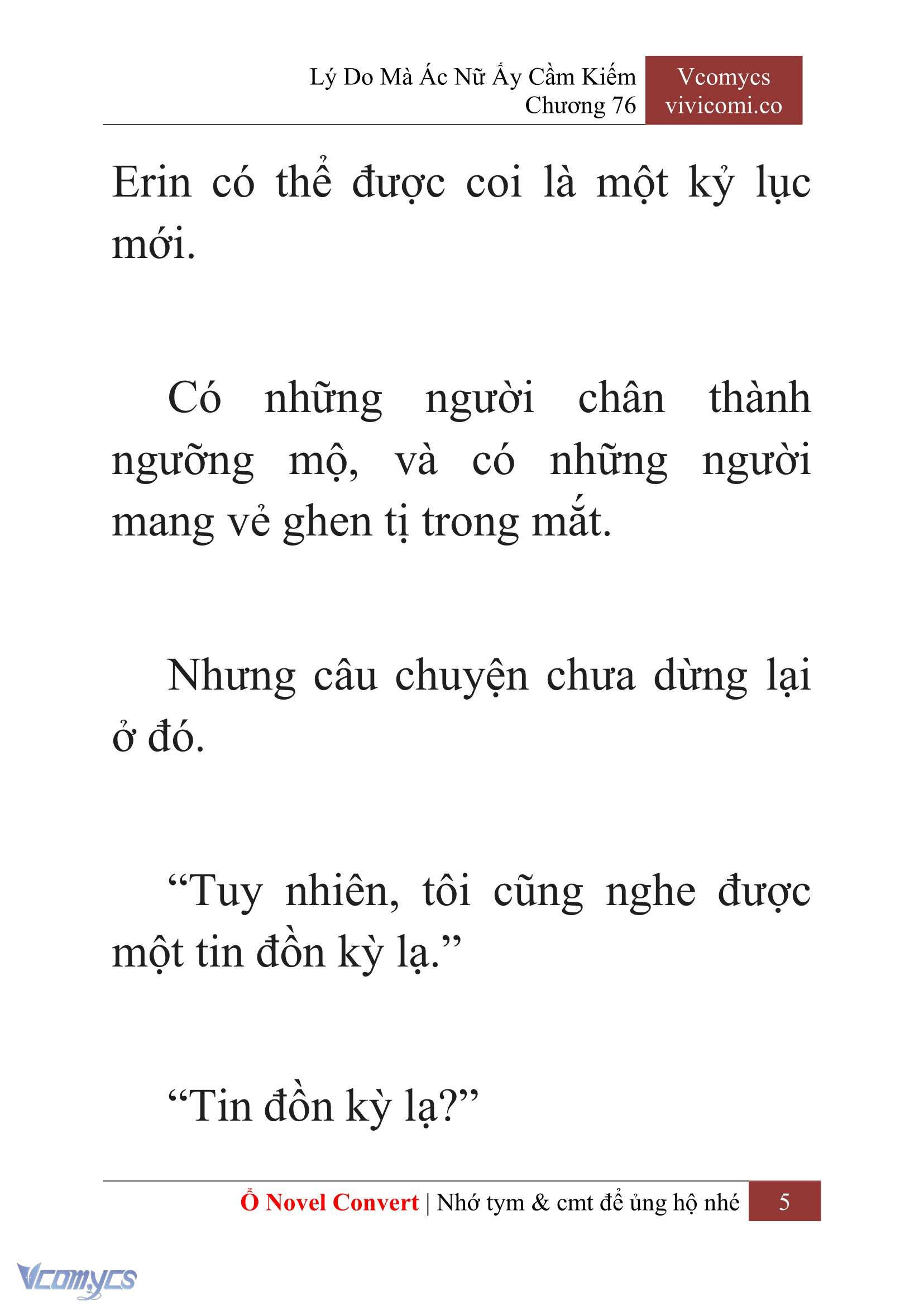 [Novel] Lý Do Mà Ác Nữ Ấy Cầm Kiếm Chap 76 - Trang 2