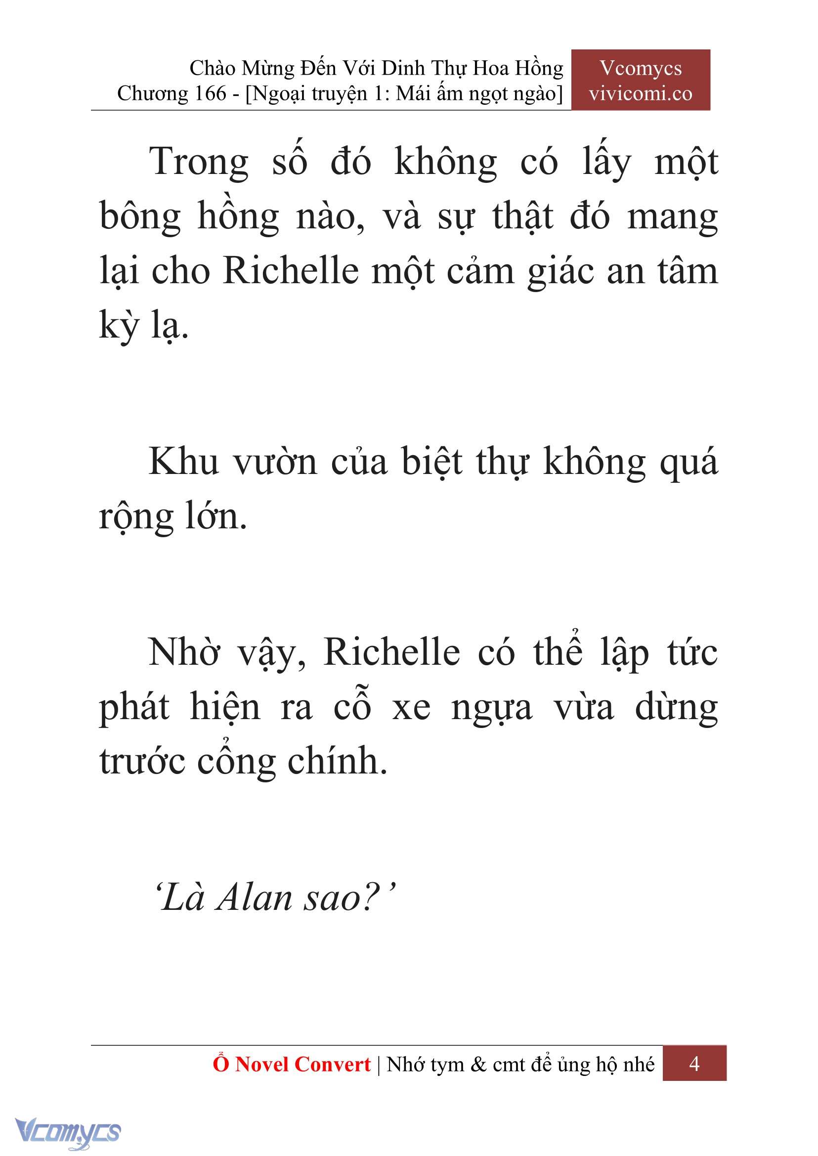 [Novel] Chào Mừng Đến Với Dinh Thự Hoa Hồng Chap 166 - Trang 2