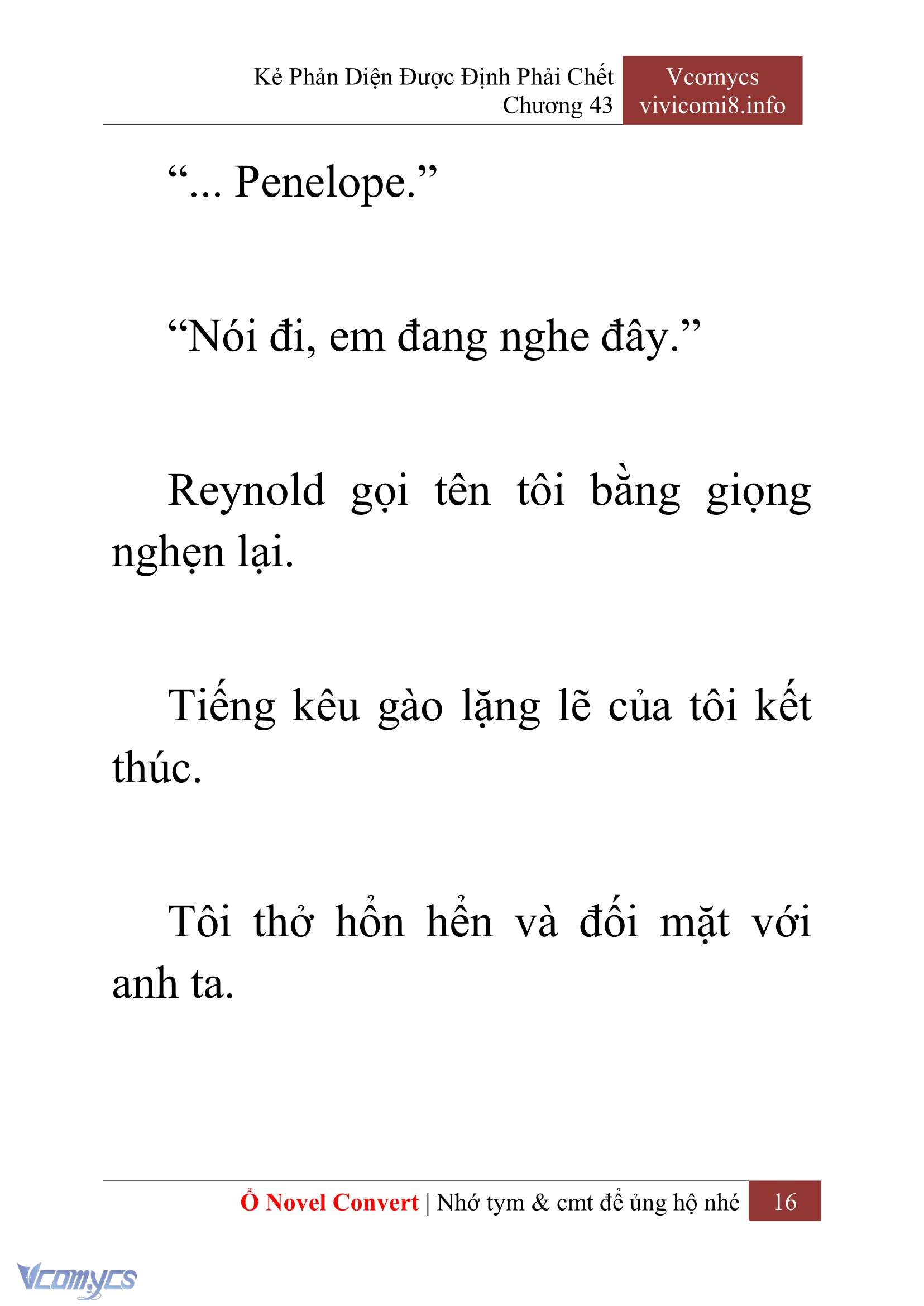 [Novel] Kẻ Phản Diện Được Định Phải Chết Chap 43 - Next Chap 44