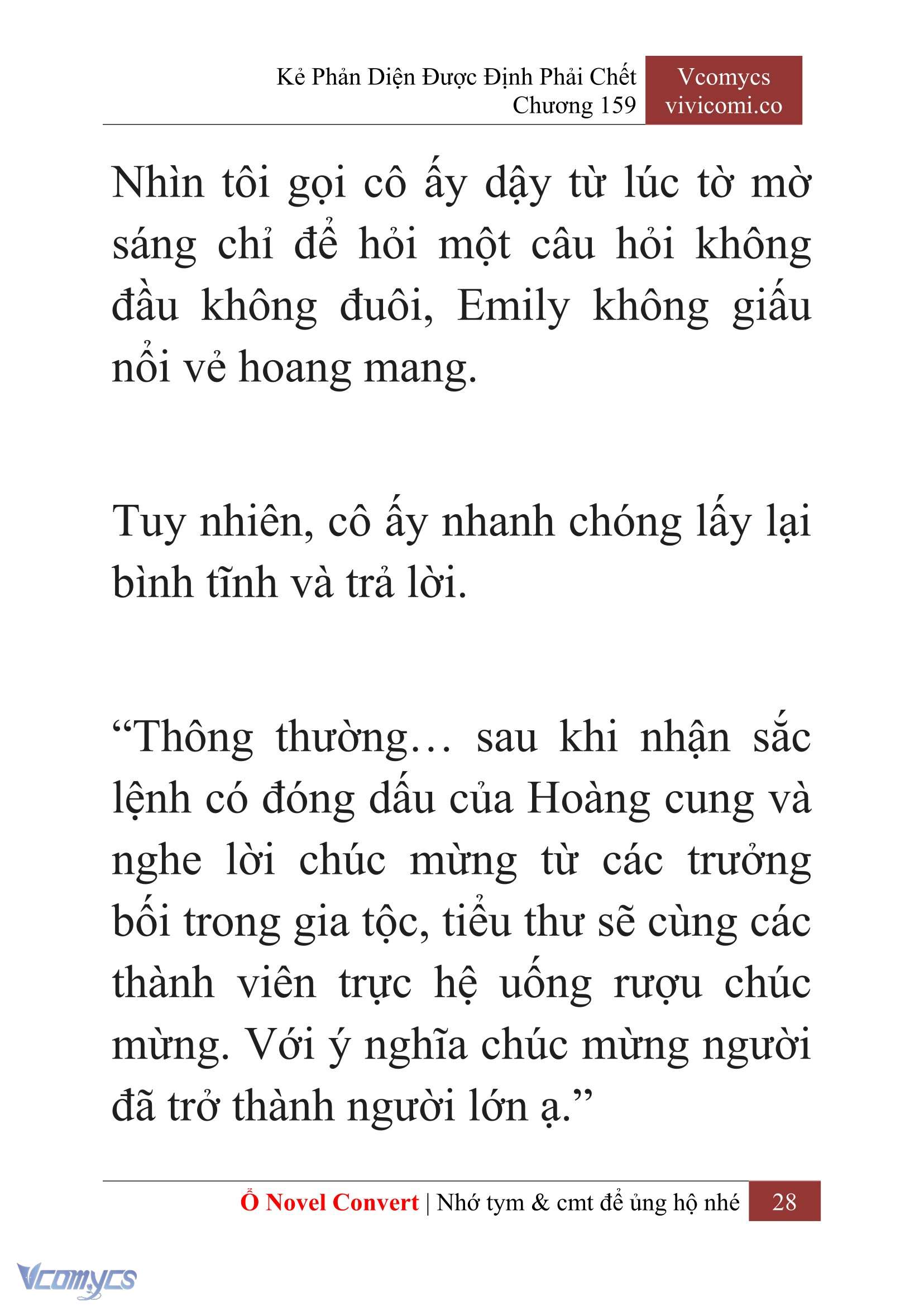 [Novel] Kẻ Phản Diện Được Định Phải Chết Chap 159 - Trang 2