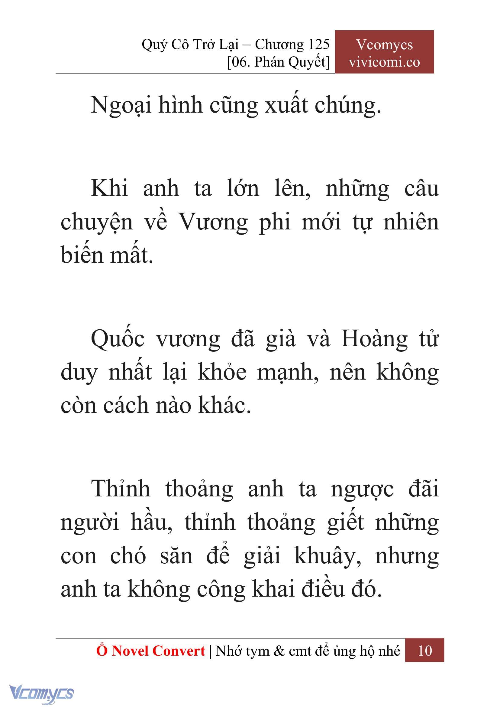 [Novel] Quý Cô Trở Lại Chap 125 - Trang 2
