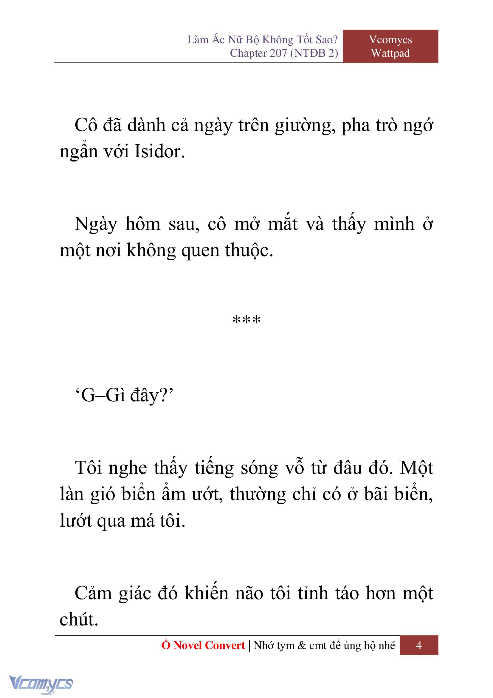 [Novel] Làm Ác Nữ Bộ Không Tốt Sao? Chap 207 - Trang 2
