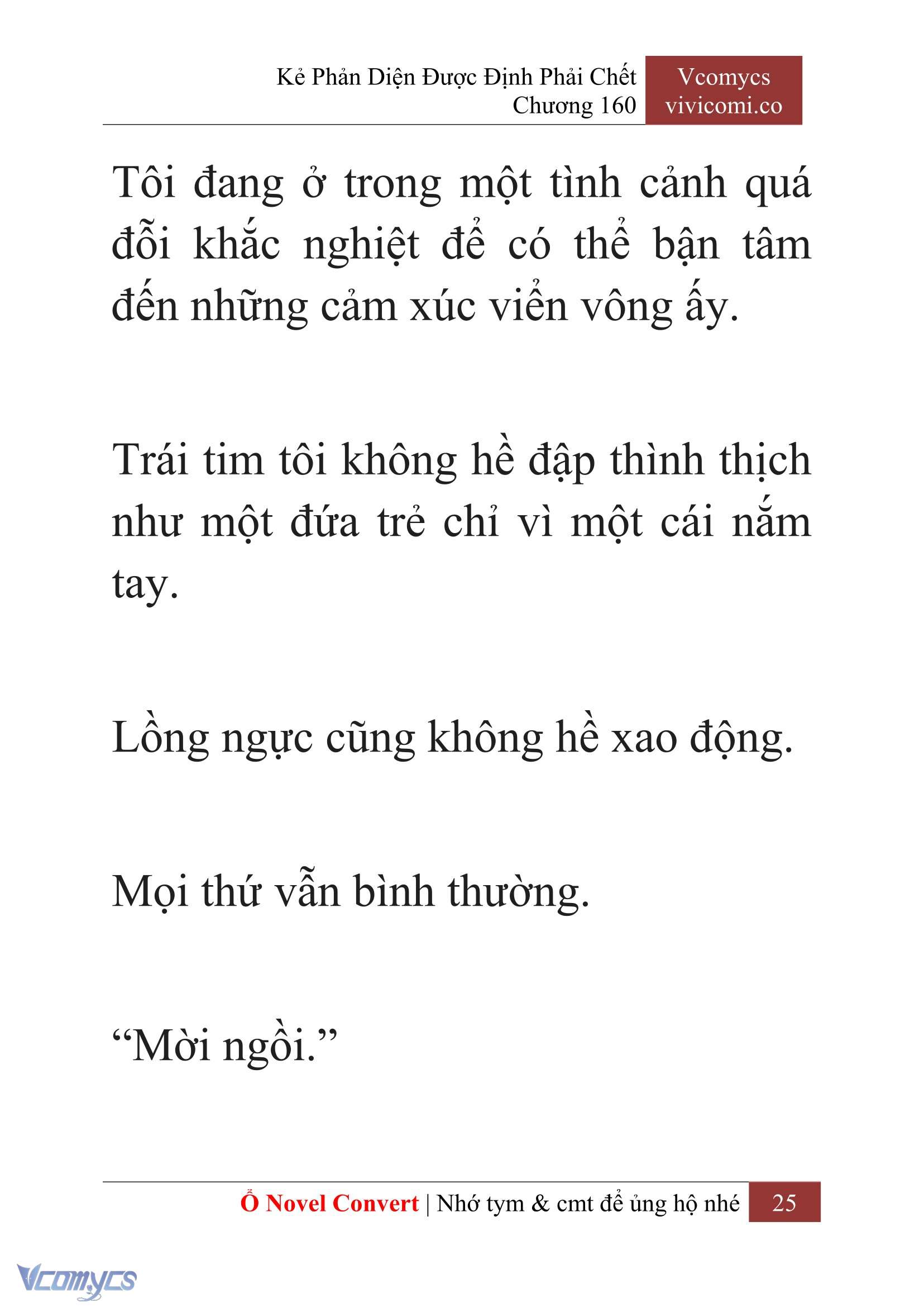 [Novel] Kẻ Phản Diện Được Định Phải Chết Chap 160 - Trang 2