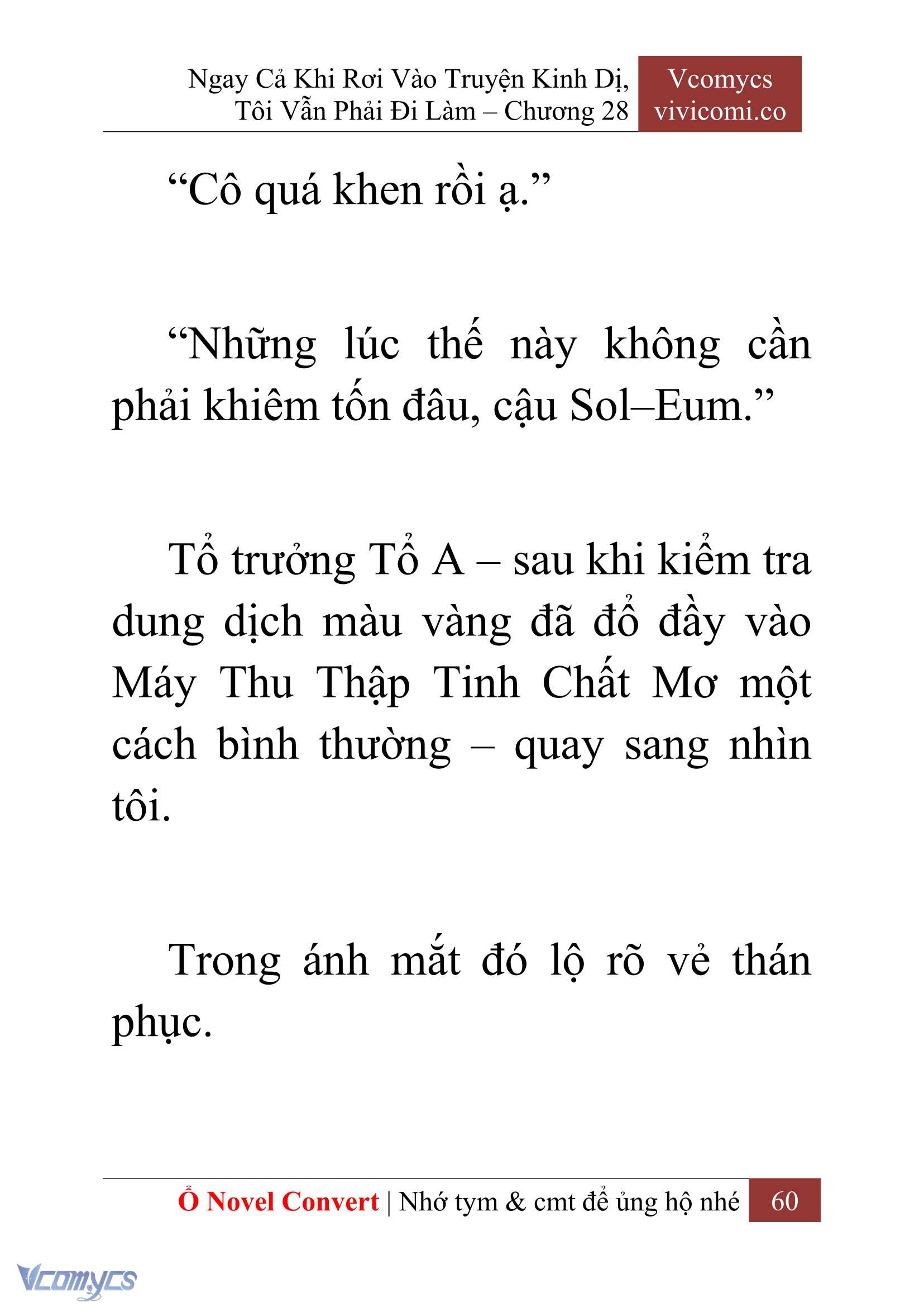 [Novel] Ngay Cả Khi Rơi Vào Truyện Kinh Dị, Tôi Vẫn Phải Đi Làm Chap 28 - Trang 2