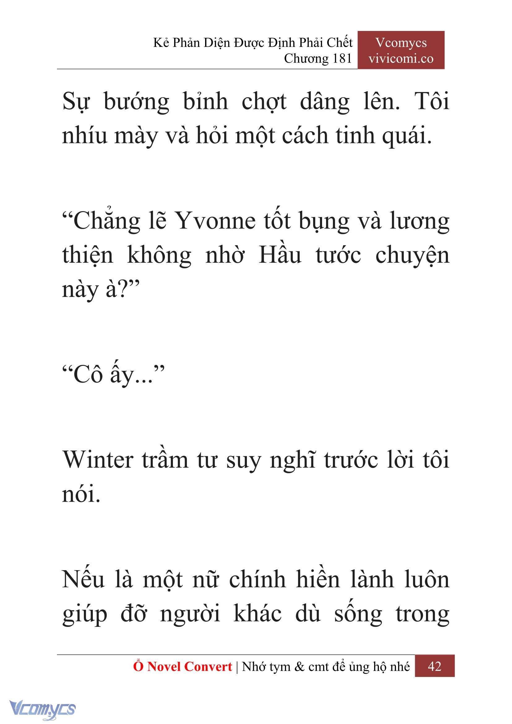[Novel] Kẻ Phản Diện Được Định Phải Chết Chap 181 - Trang 2