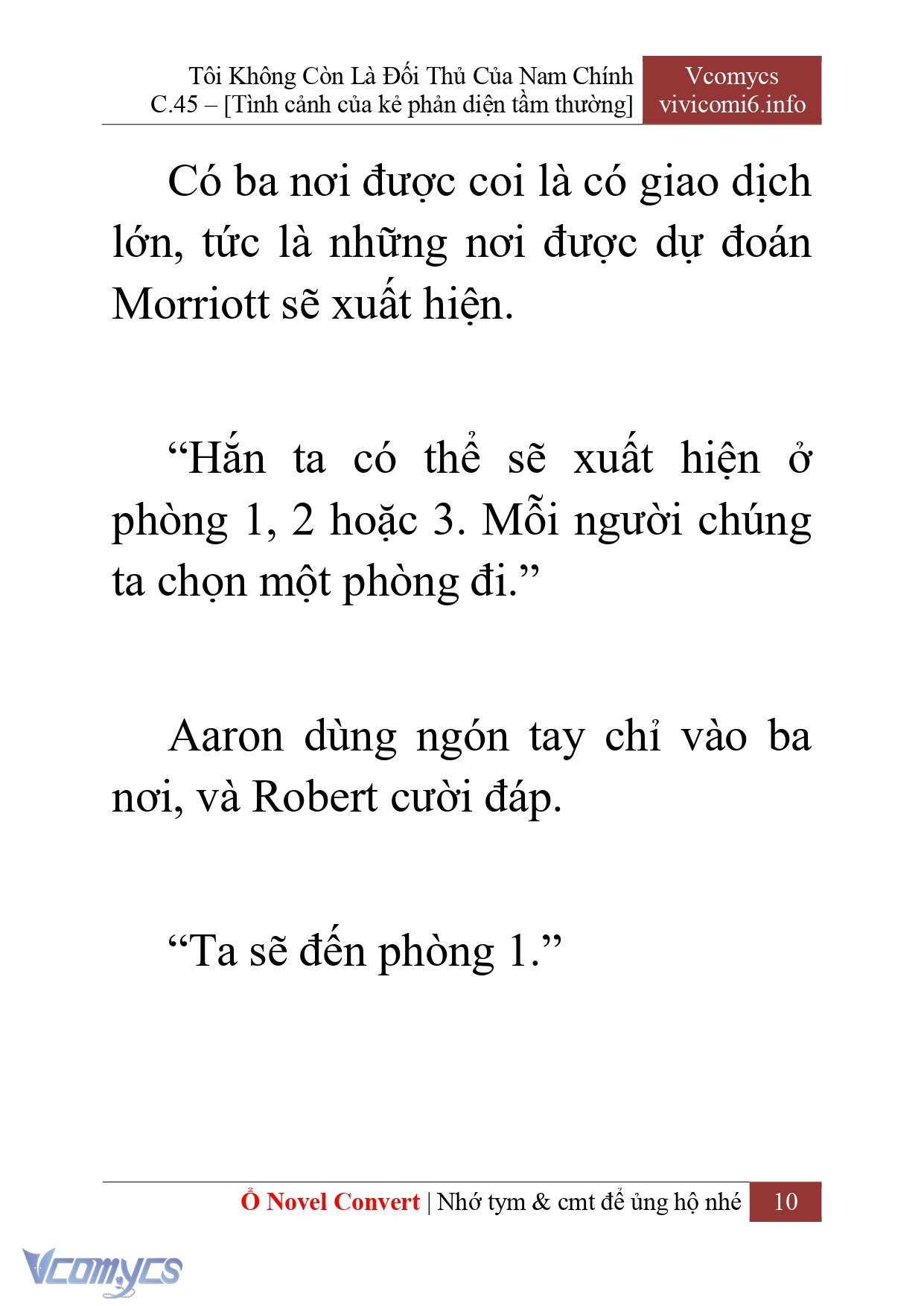 [Novel] Tôi Không Còn Là Đối Thủ Của Nam Chính Chap 45 - Trang 2