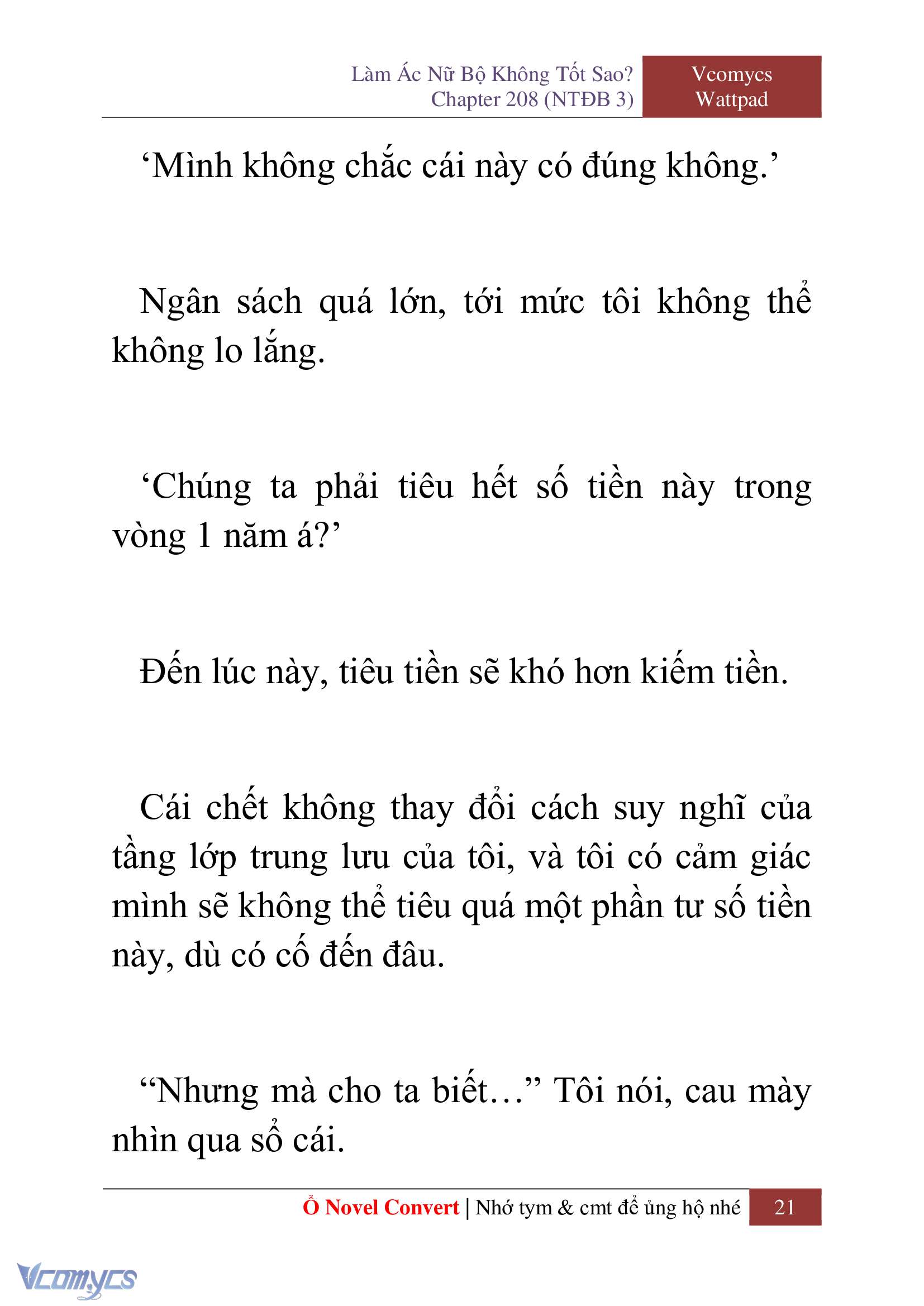 [Novel] Làm Ác Nữ Bộ Không Tốt Sao? Chap 208 - Trang 2
