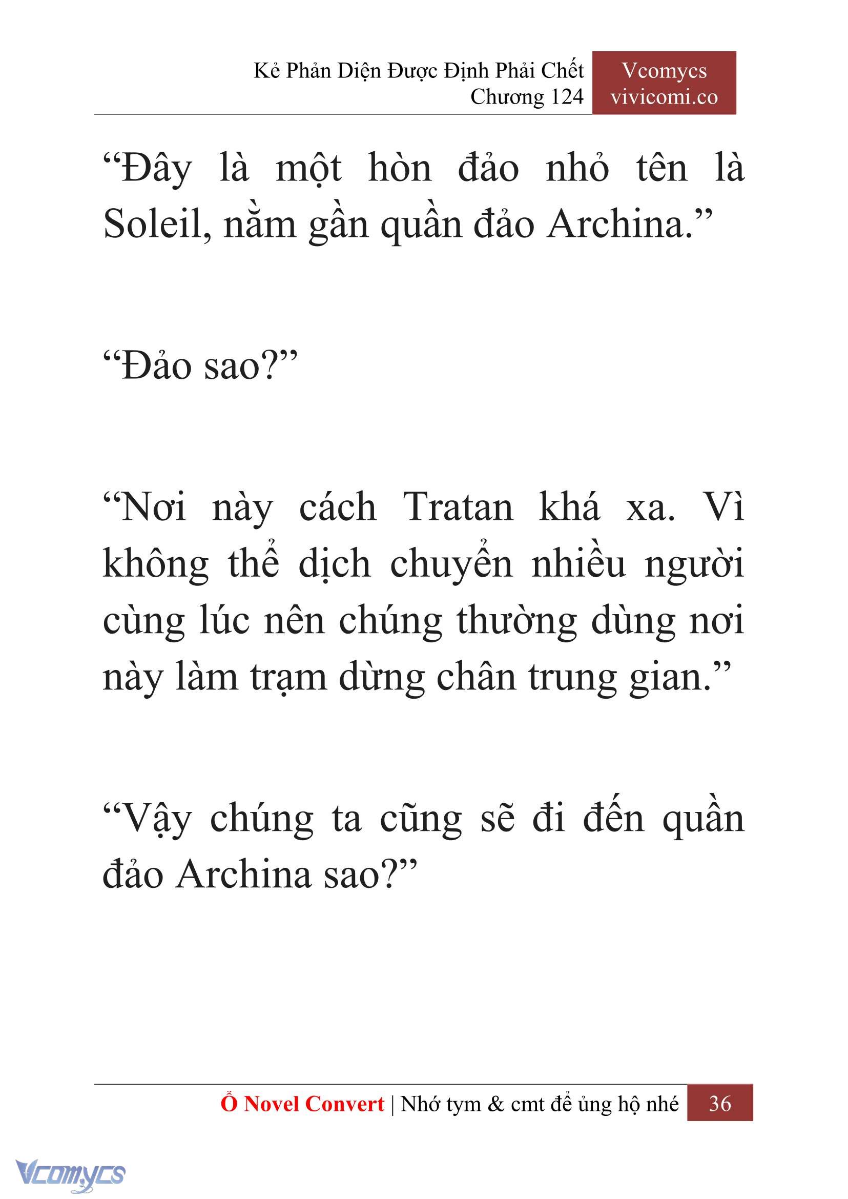 [Novel] Kẻ Phản Diện Được Định Phải Chết Chap 124 - Trang 2