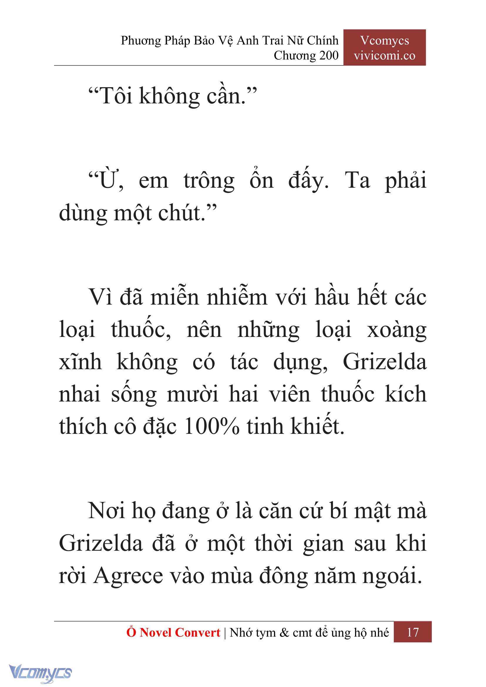 [Novel] Phương Pháp Bảo Vệ Anh Trai Nữ Chính Chap 200 - Trang 2