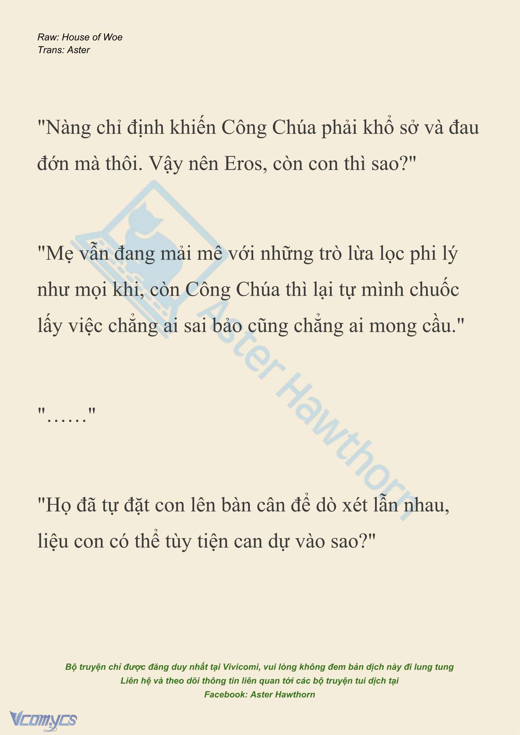 [NOVEL] Dành Cho Các Nữ Thần: Dành cho Psyche Chap 40 - Trang 2
