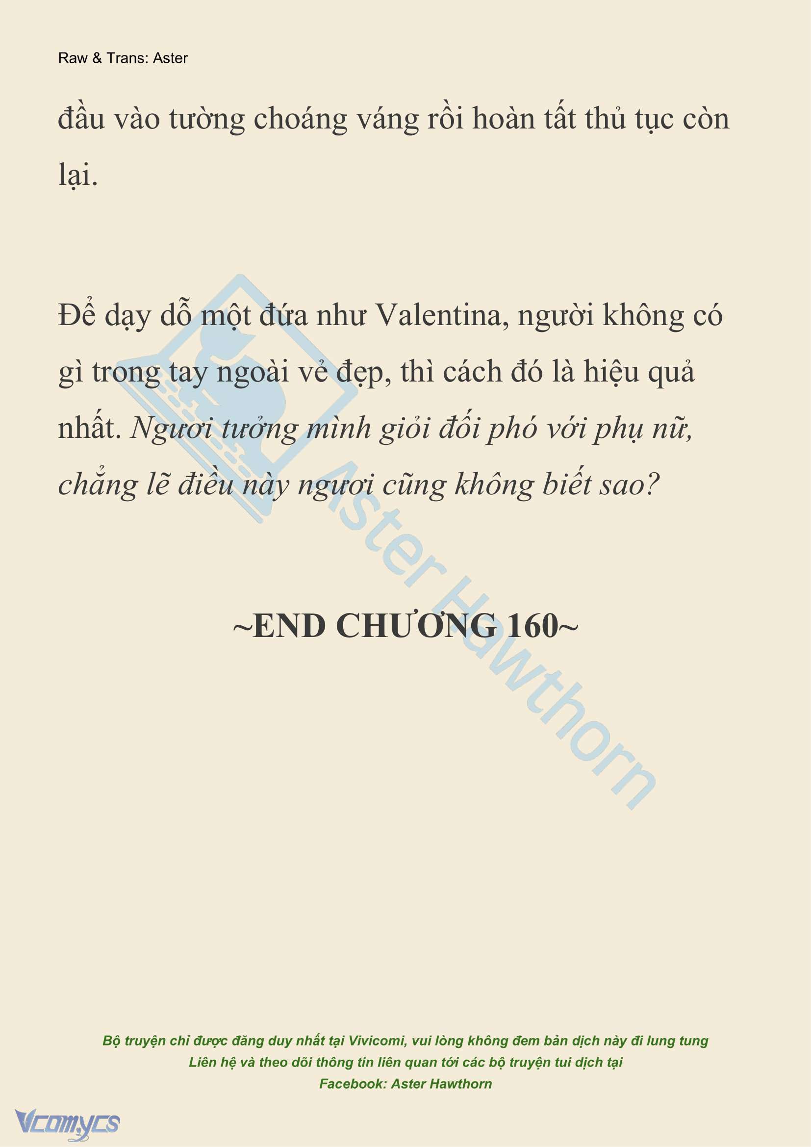 [NOVEL] Thiên Đường Của Valentina Chap 160 - Trang 2
