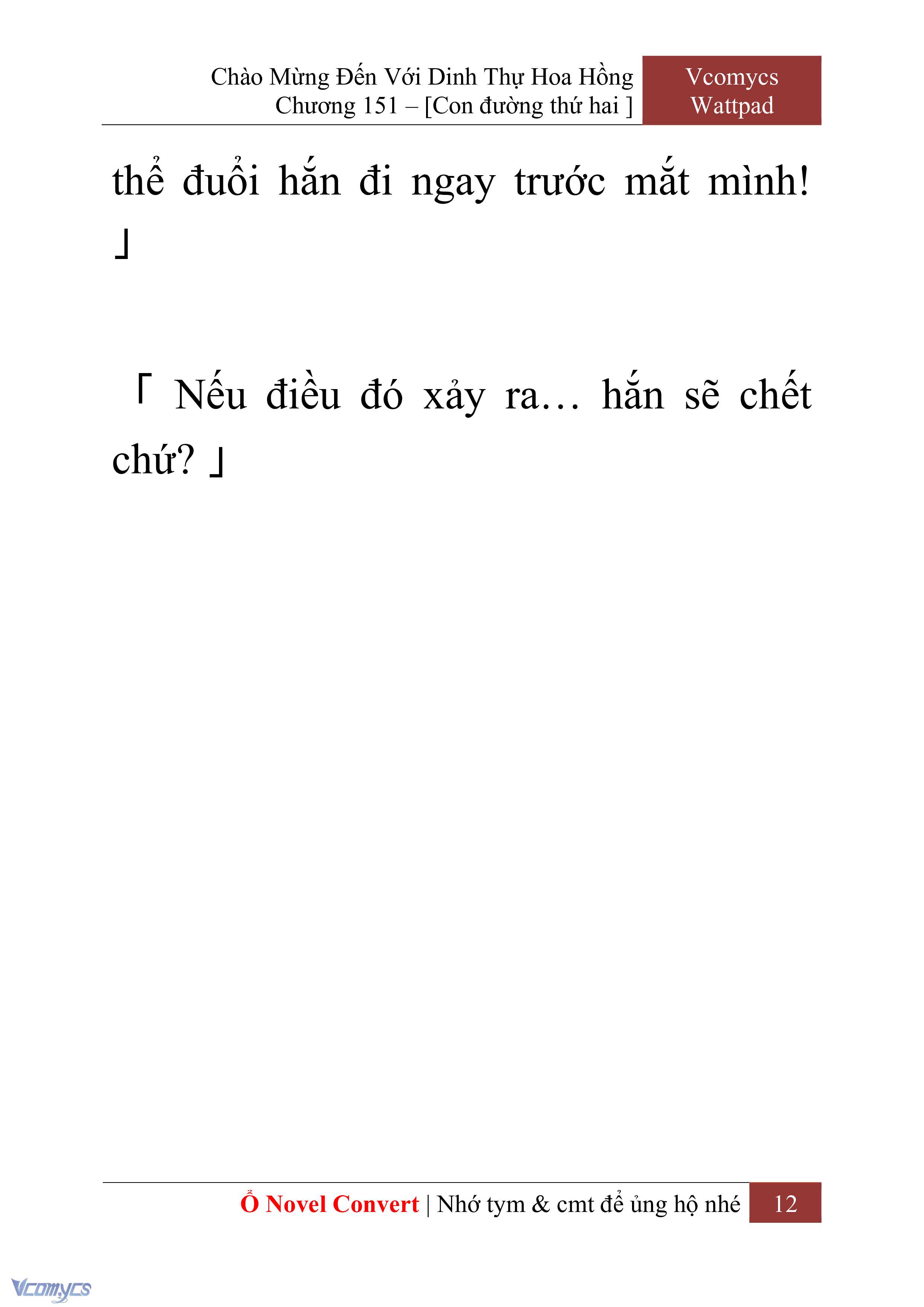 [Novel] Chào Mừng Đến Với Dinh Thự Hoa Hồng Chap 151 - Trang 2