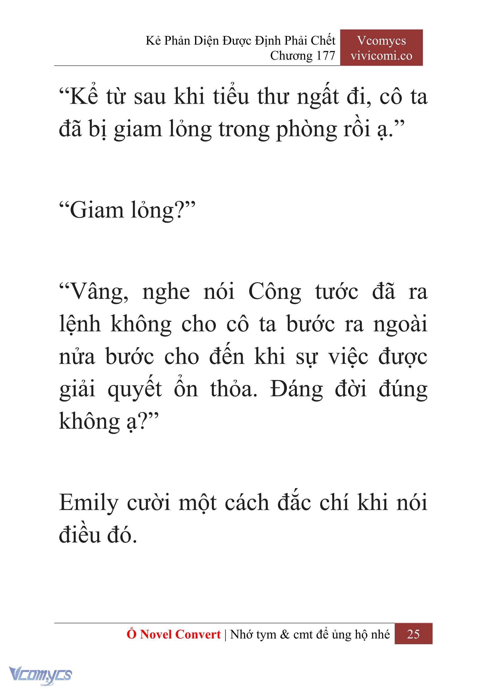 [Novel] Kẻ Phản Diện Được Định Phải Chết Chap 177 - Trang 2