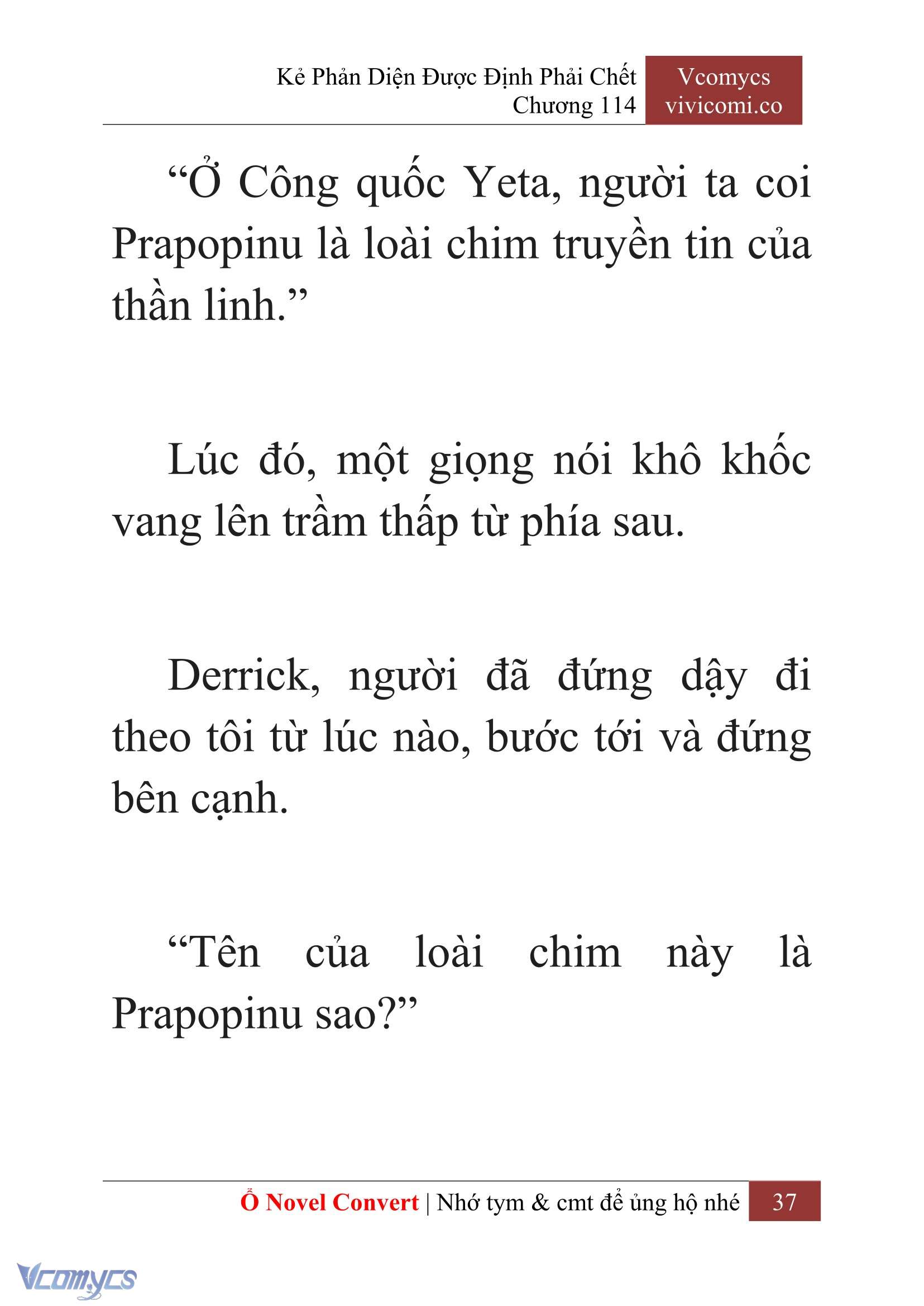 [Novel] Kẻ Phản Diện Được Định Phải Chết Chap 114 - Trang 2