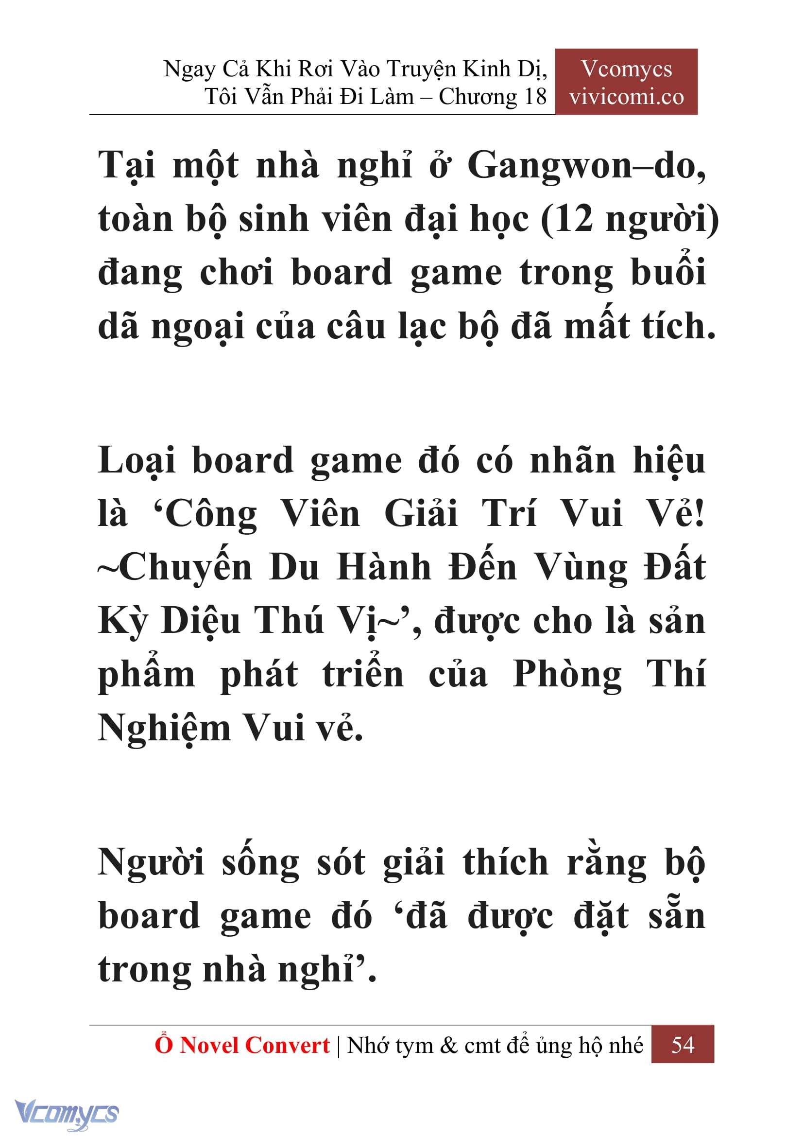 [Novel] Ngay Cả Khi Rơi Vào Truyện Kinh Dị, Tôi Vẫn Phải Đi Làm Chap 18 - Trang 2