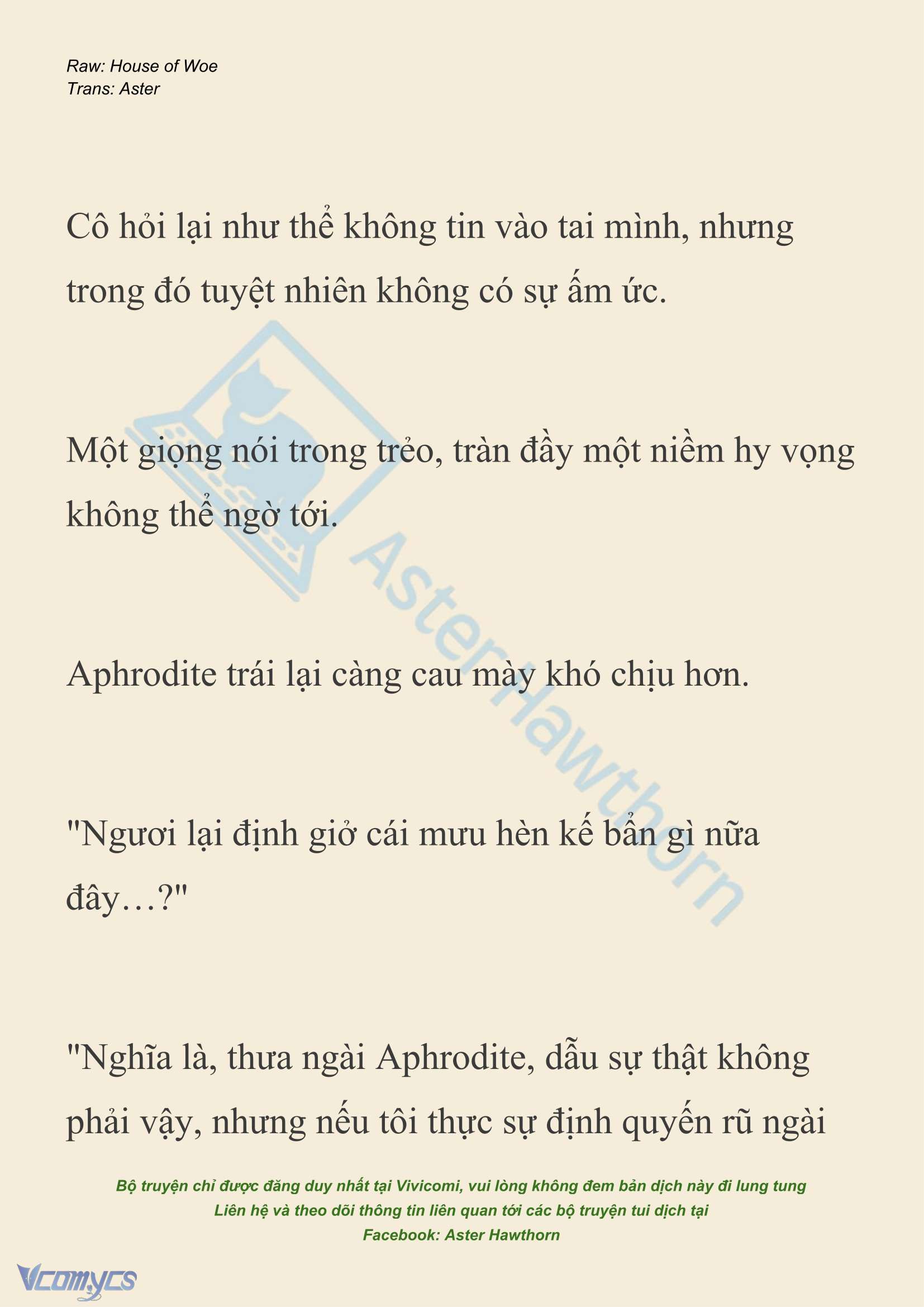 [NOVEL] Dành Cho Các Nữ Thần: Dành cho Psyche Chap 42 - Trang 2