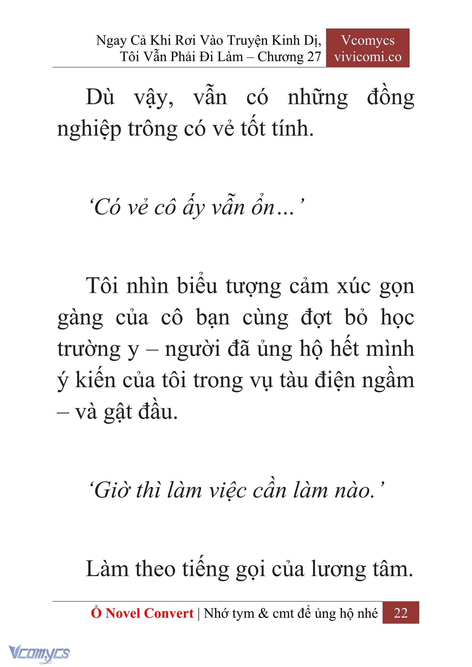 [Novel] Ngay Cả Khi Rơi Vào Truyện Kinh Dị, Tôi Vẫn Phải Đi Làm Chap 27 - Trang 2