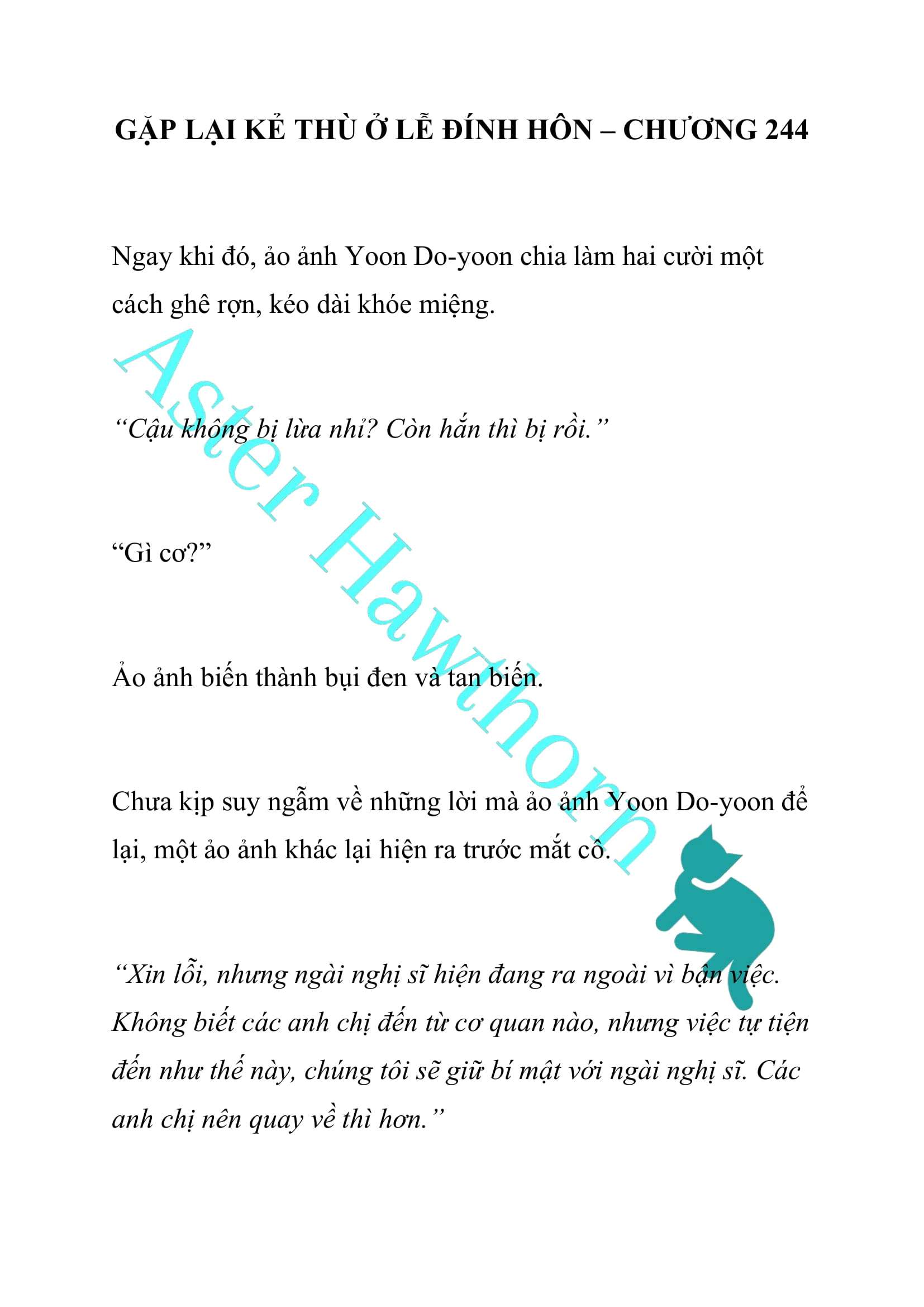 [NOVEL] Gặp Lại Kẻ Thù Ở Lễ Đính Hôn Chap 244 - Trang 2