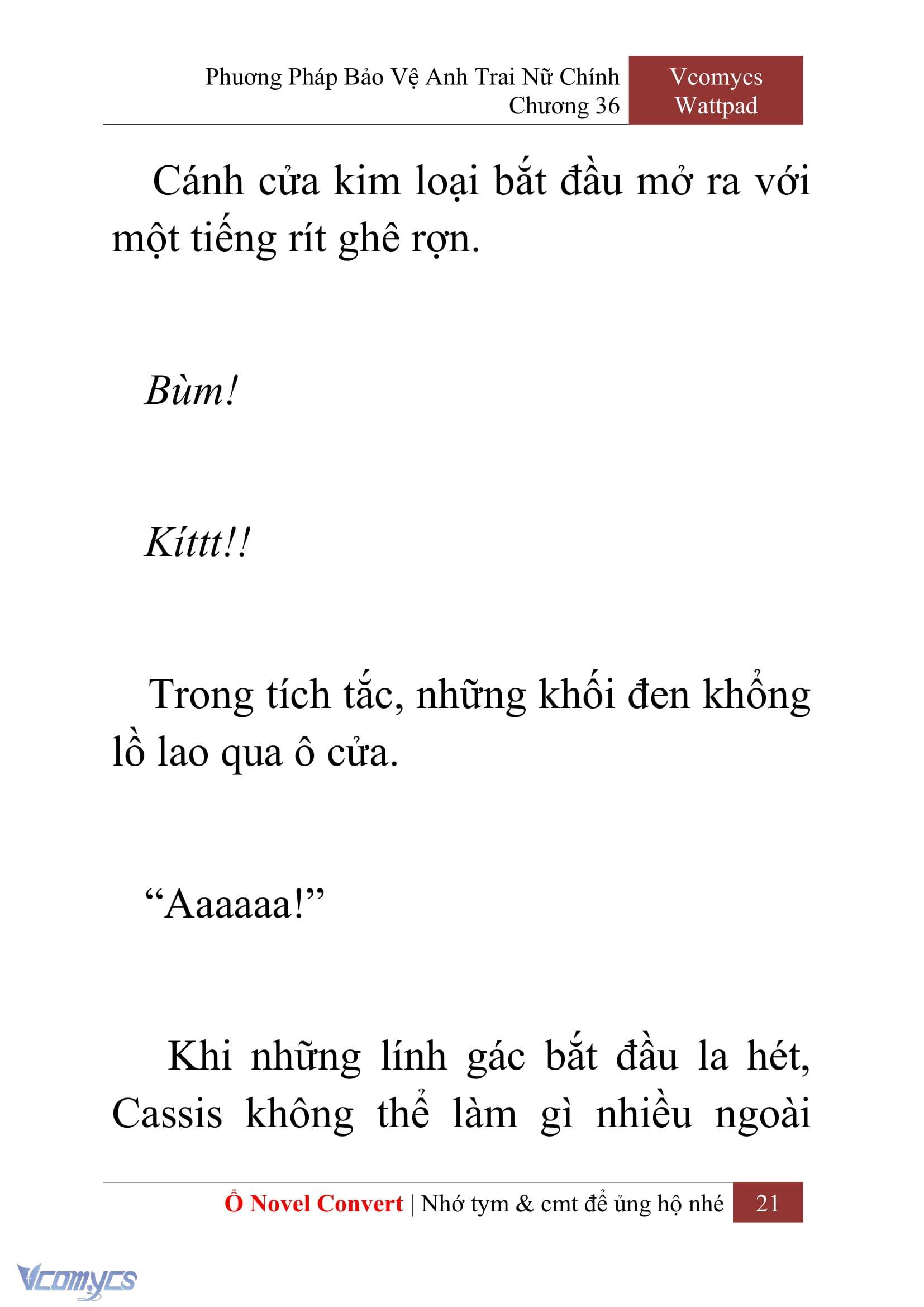 [Novel] Phương Pháp Bảo Vệ Anh Trai Nữ Chính Chap 36 - Trang 2