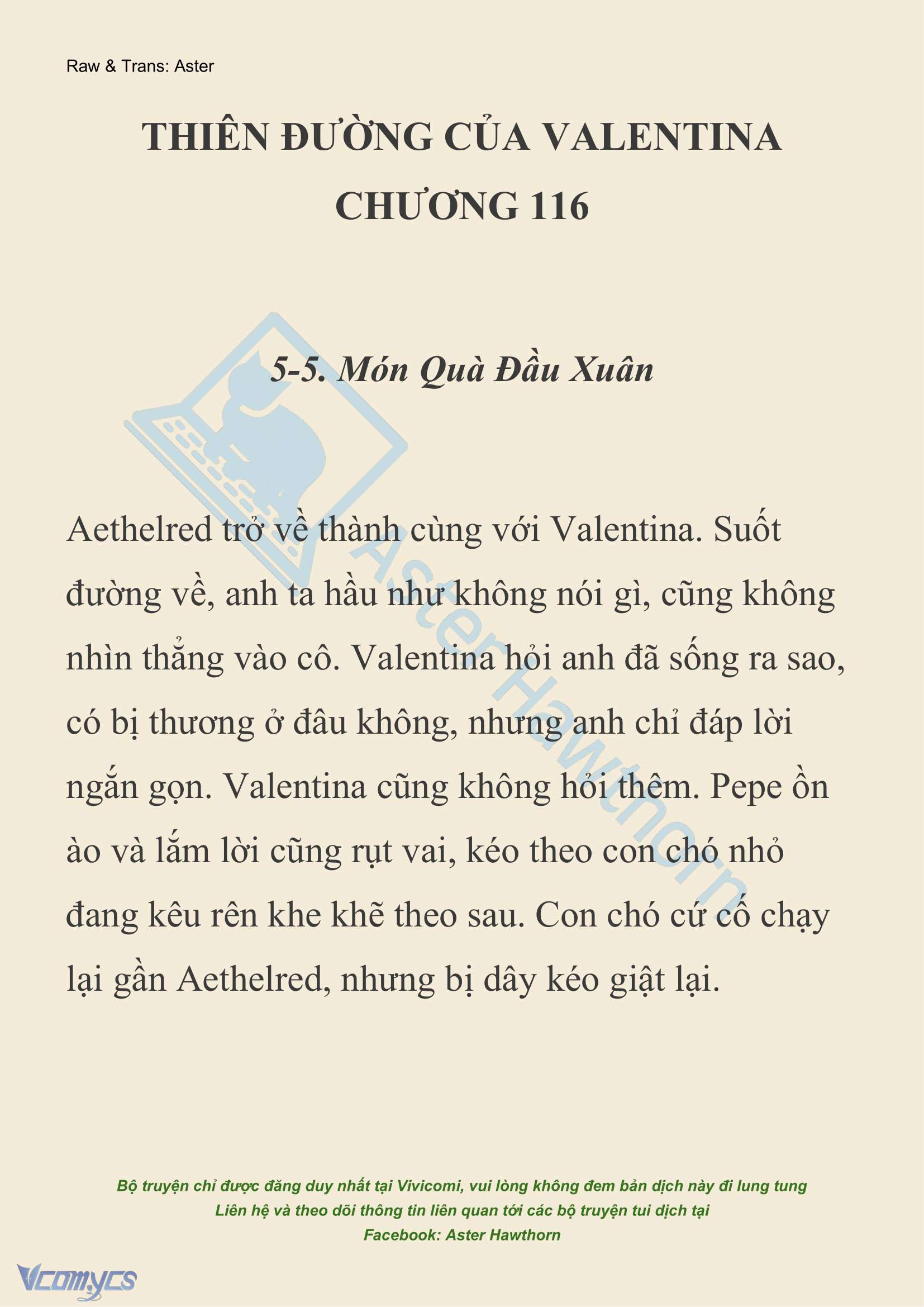 [NOVEL] Thiên Đường Của Valentina Chap 116 - Trang 2