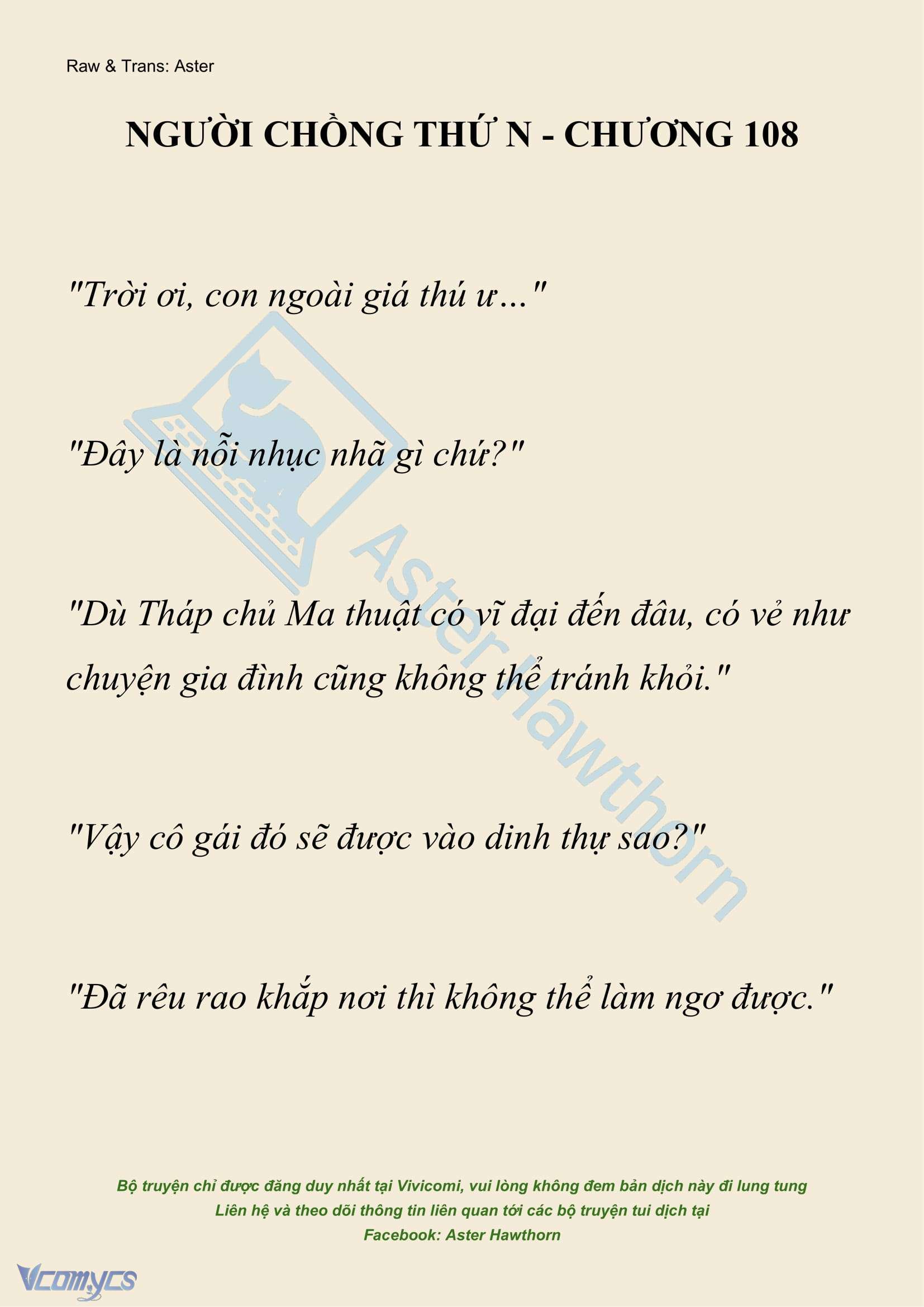 [NOVEL] Người Chồng Thứ N Chap 108 - Trang 2