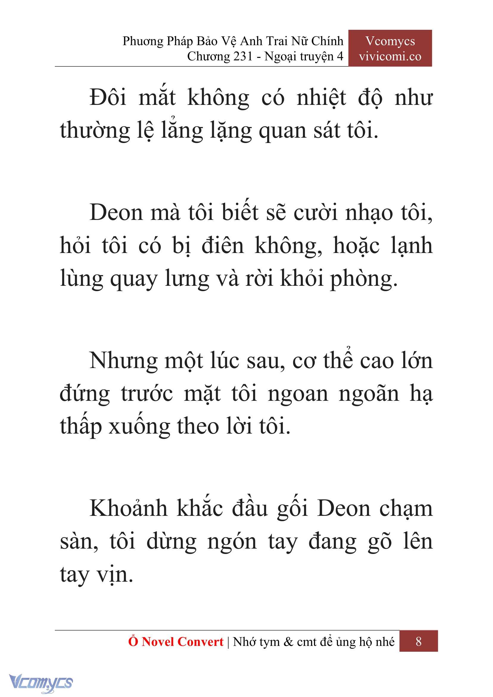 [Novel] Phương Pháp Bảo Vệ Anh Trai Nữ Chính Chap 231 - Trang 2