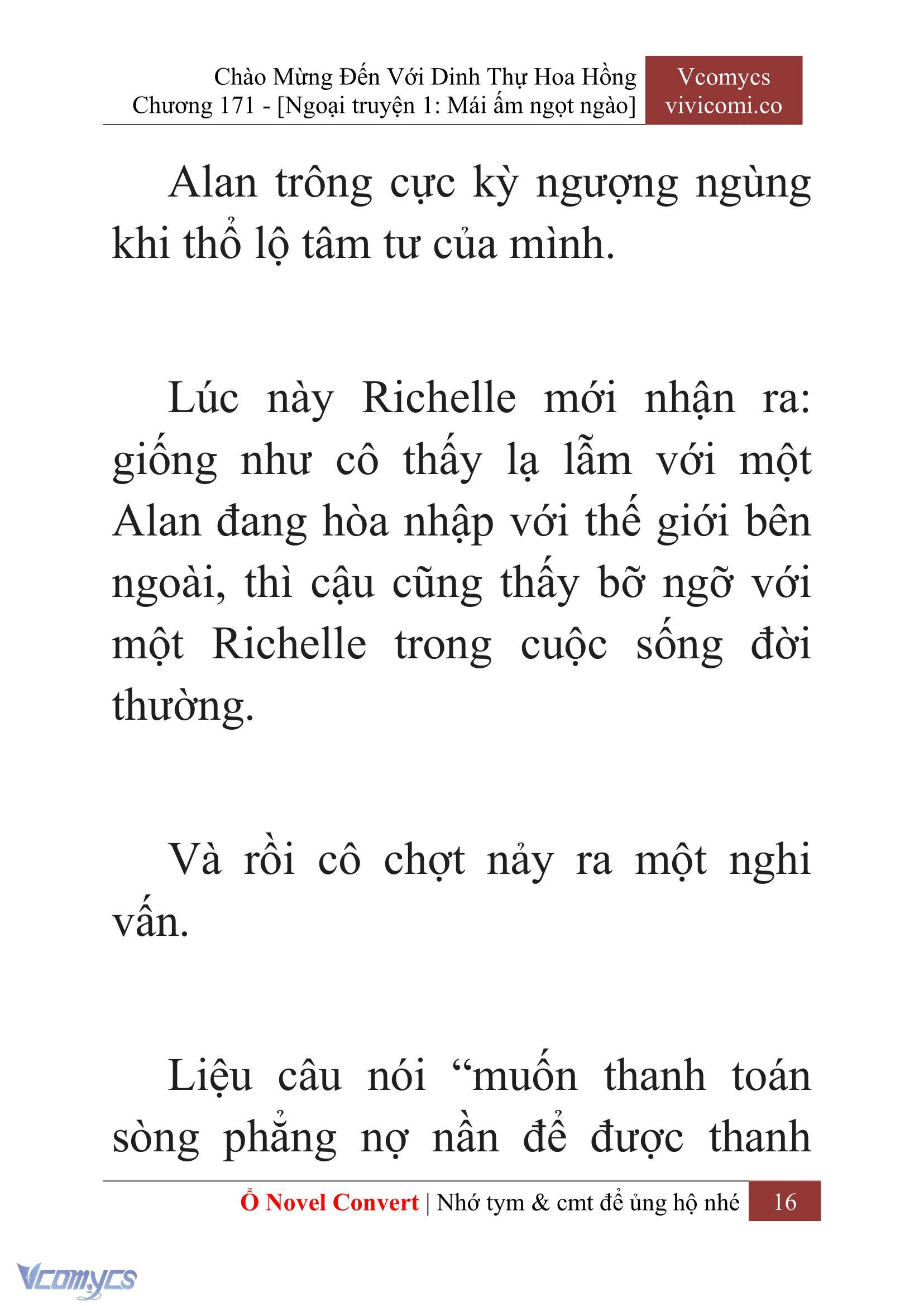 [Novel] Chào Mừng Đến Với Dinh Thự Hoa Hồng Chap 171 - Trang 2