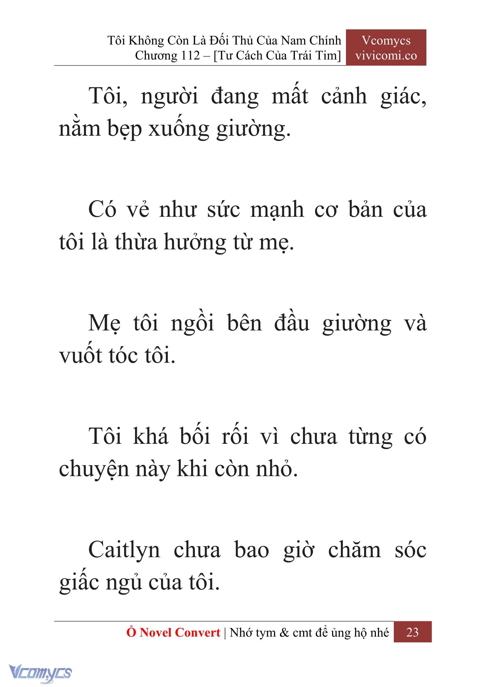 [Novel] Tôi Không Còn Là Đối Thủ Của Nam Chính Chap 112 - Trang 2