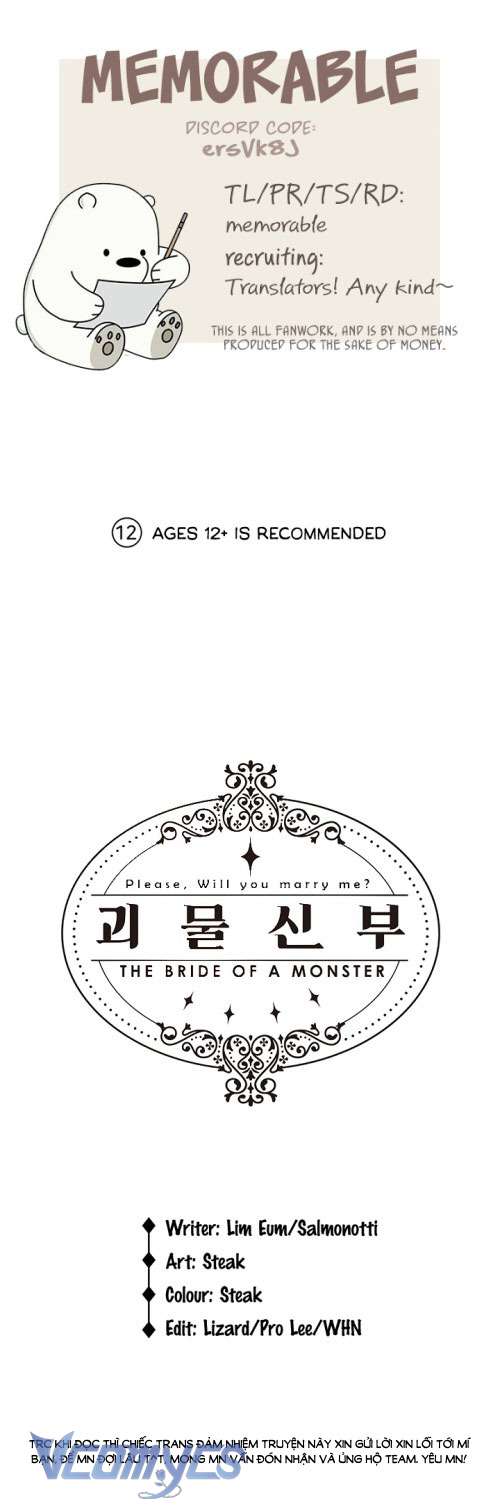 Cô Dâu Của Quái Vật Chap 2 - Next Chap 3