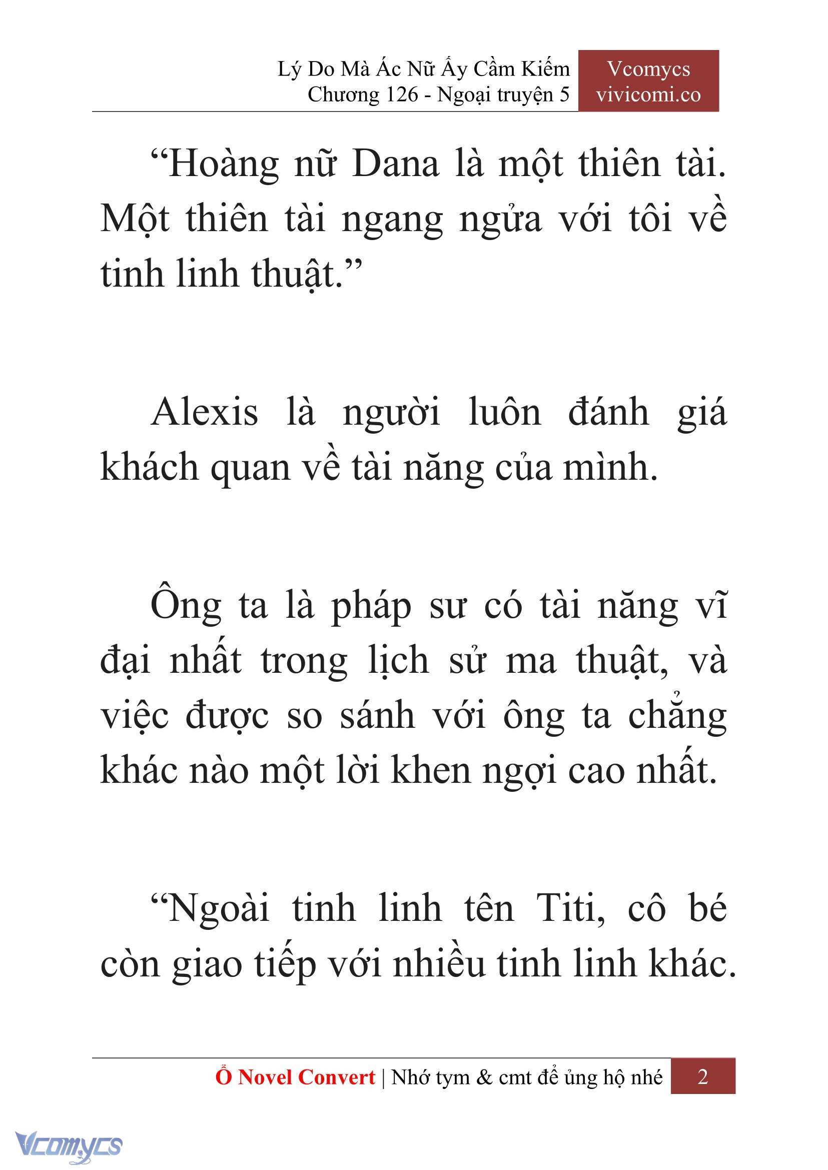 [Novel] Lý Do Mà Ác Nữ Ấy Cầm Kiếm Chap 126 - Trang 2
