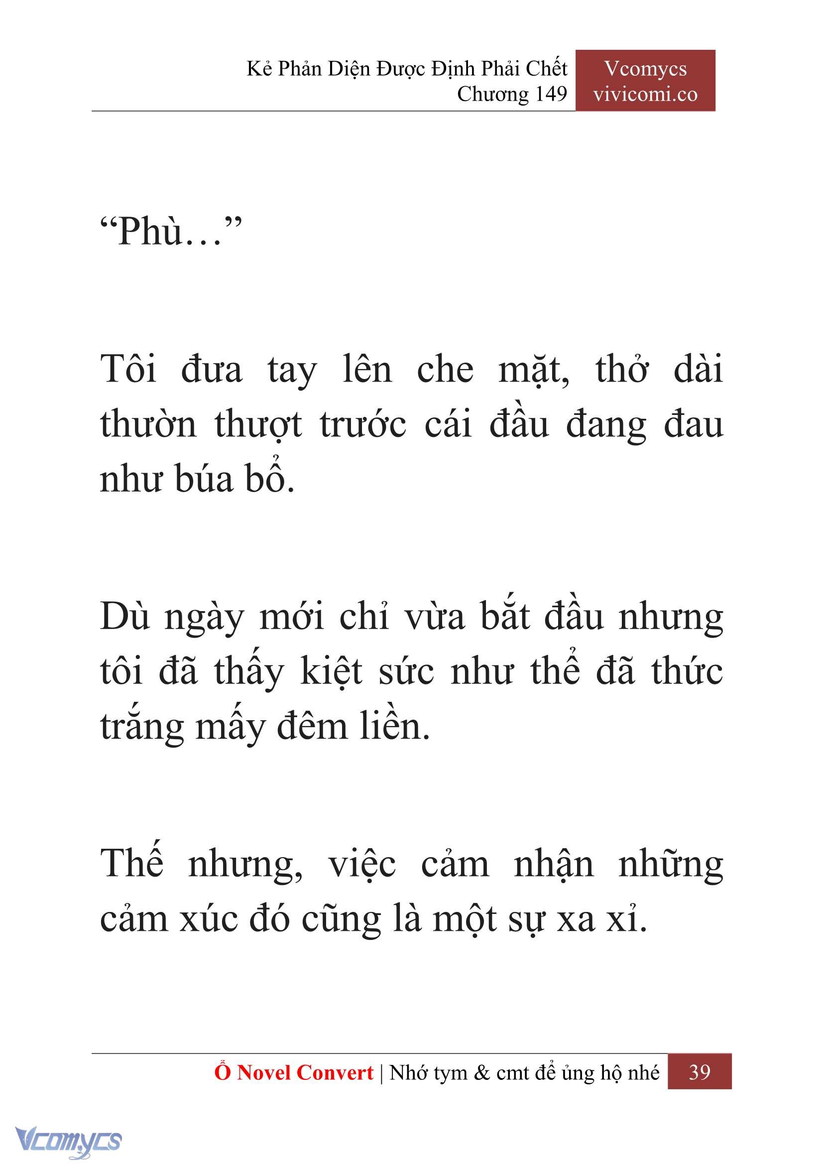 [Novel] Kẻ Phản Diện Được Định Phải Chết Chap 149 - Next Chap 150