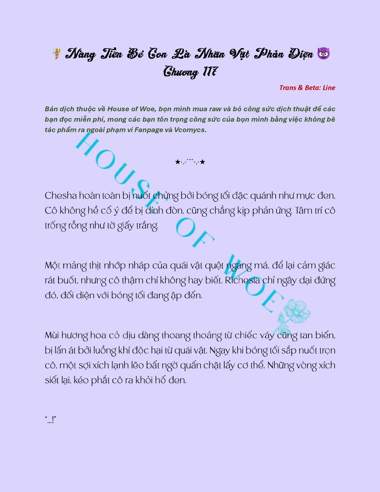 [NOVEL] NÀNG TIÊN BÉ CON LÀ NHÂN VẬT PHẢN DIỆN Chap 117 - Trang 2