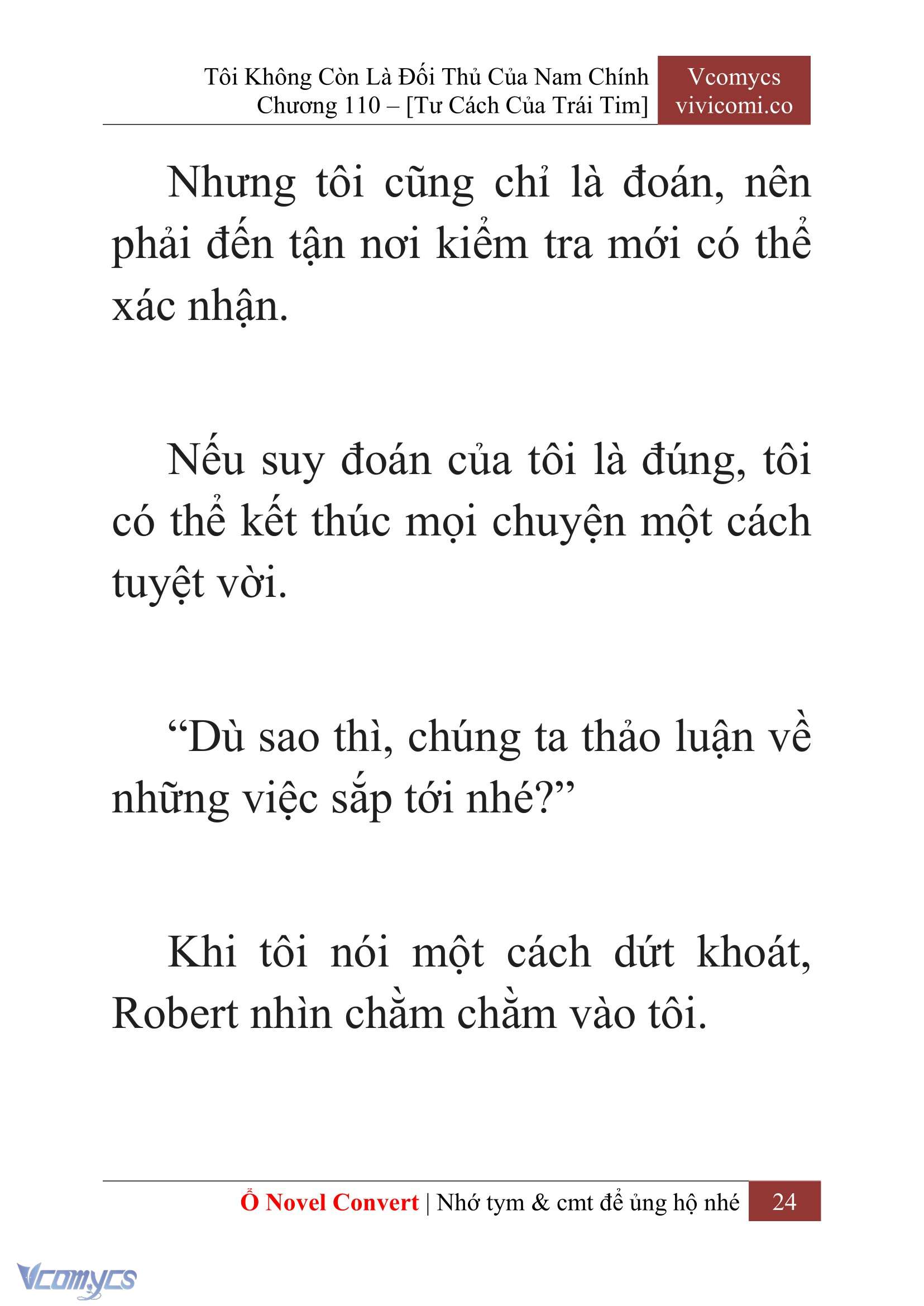 [Novel] Tôi Không Còn Là Đối Thủ Của Nam Chính Chap 110 - Trang 2