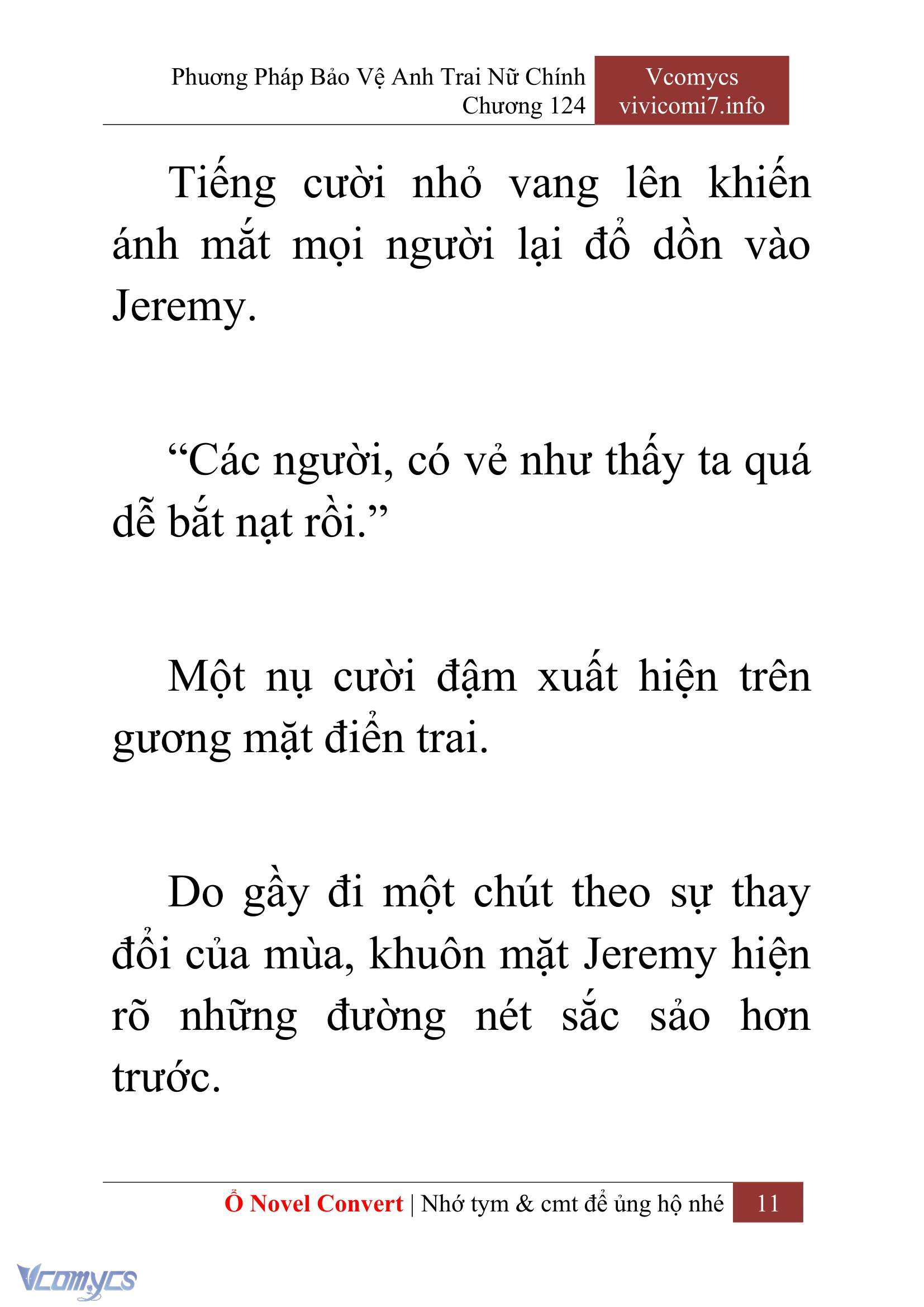 [Novel] Phương Pháp Bảo Vệ Anh Trai Nữ Chính Chap 124 - Trang 2