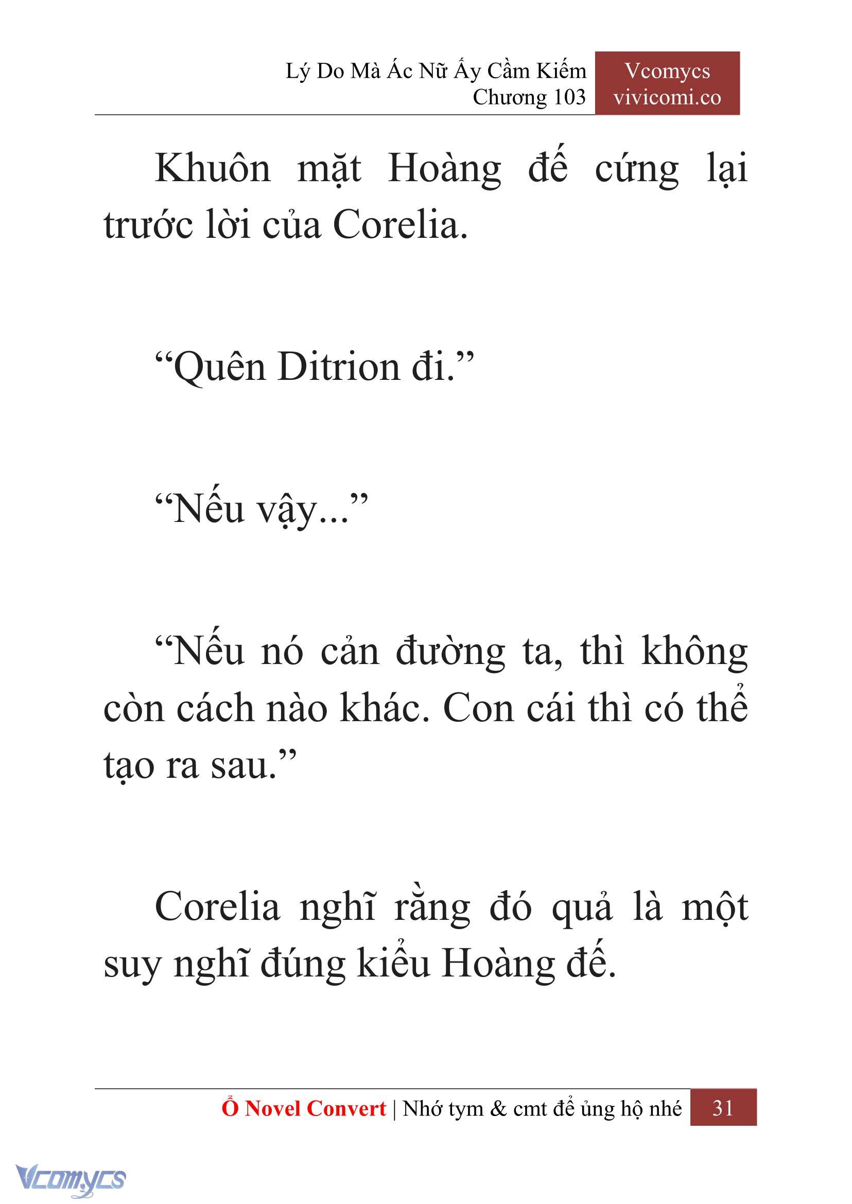 [Novel] Lý Do Mà Ác Nữ Ấy Cầm Kiếm Chap 103 - Next Chap 104