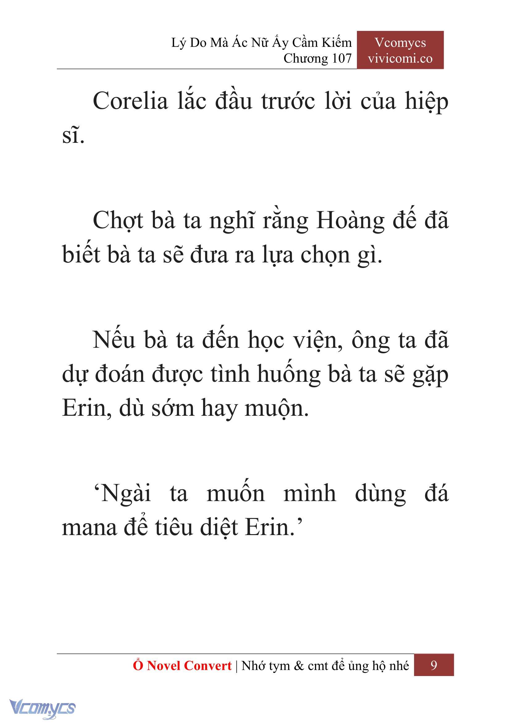 [Novel] Lý Do Mà Ác Nữ Ấy Cầm Kiếm Chap 107 - Trang 2