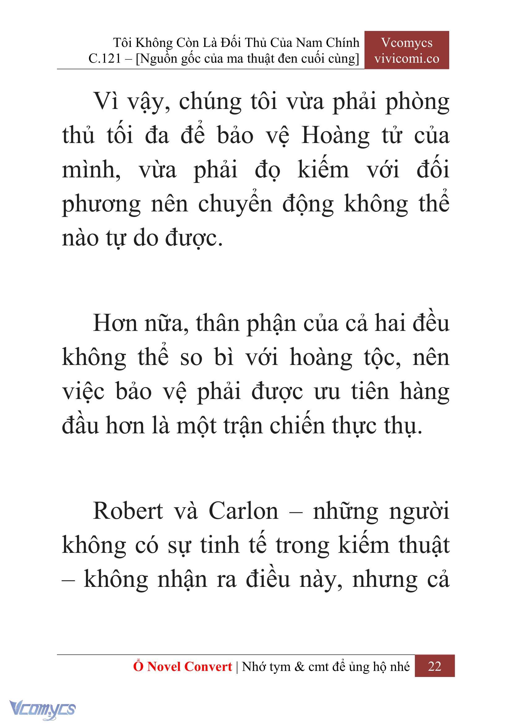 [Novel] Tôi Không Còn Là Đối Thủ Của Nam Chính Chap 121 - Trang 2