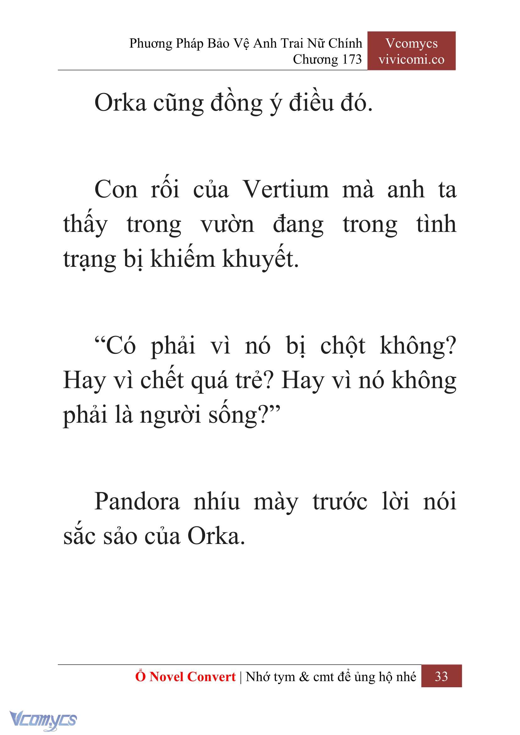 [Novel] Phương Pháp Bảo Vệ Anh Trai Nữ Chính Chap 173 - Trang 2