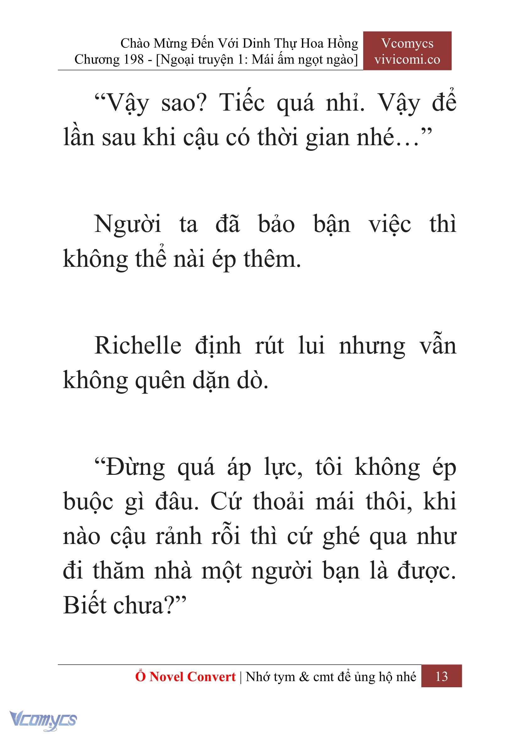 [Novel] Chào Mừng Đến Với Dinh Thự Hoa Hồng Chap 198 - Trang 2