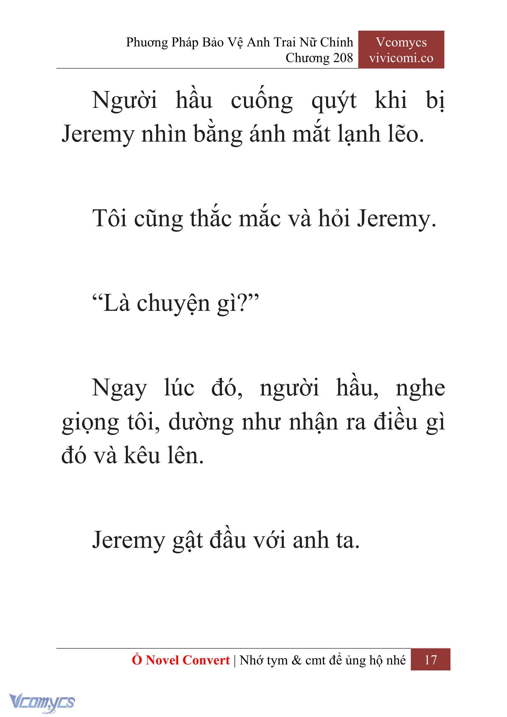 [Novel] Phương Pháp Bảo Vệ Anh Trai Nữ Chính Chap 208 - Trang 2