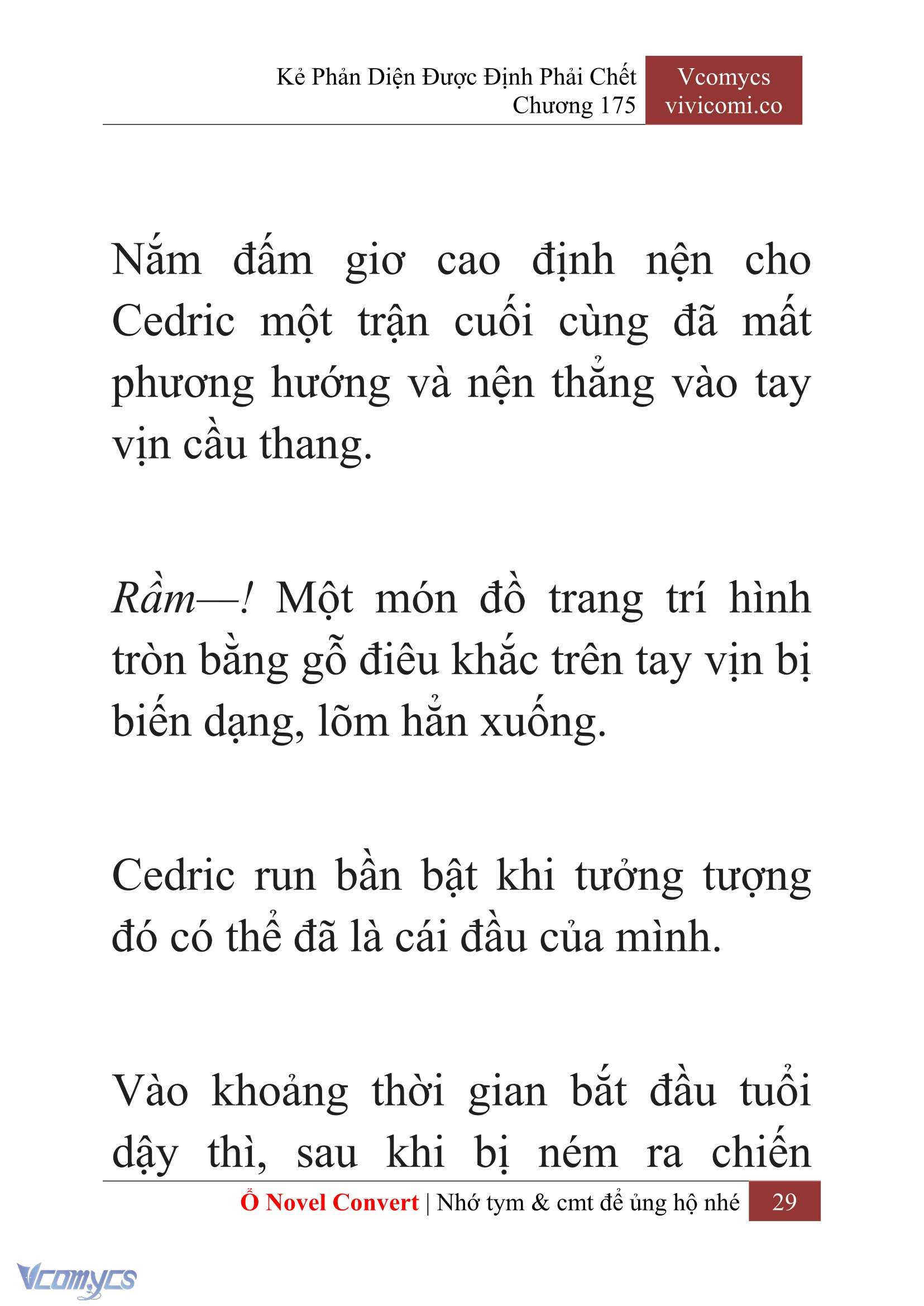 [Novel] Kẻ Phản Diện Được Định Phải Chết Chap 175 - Trang 2